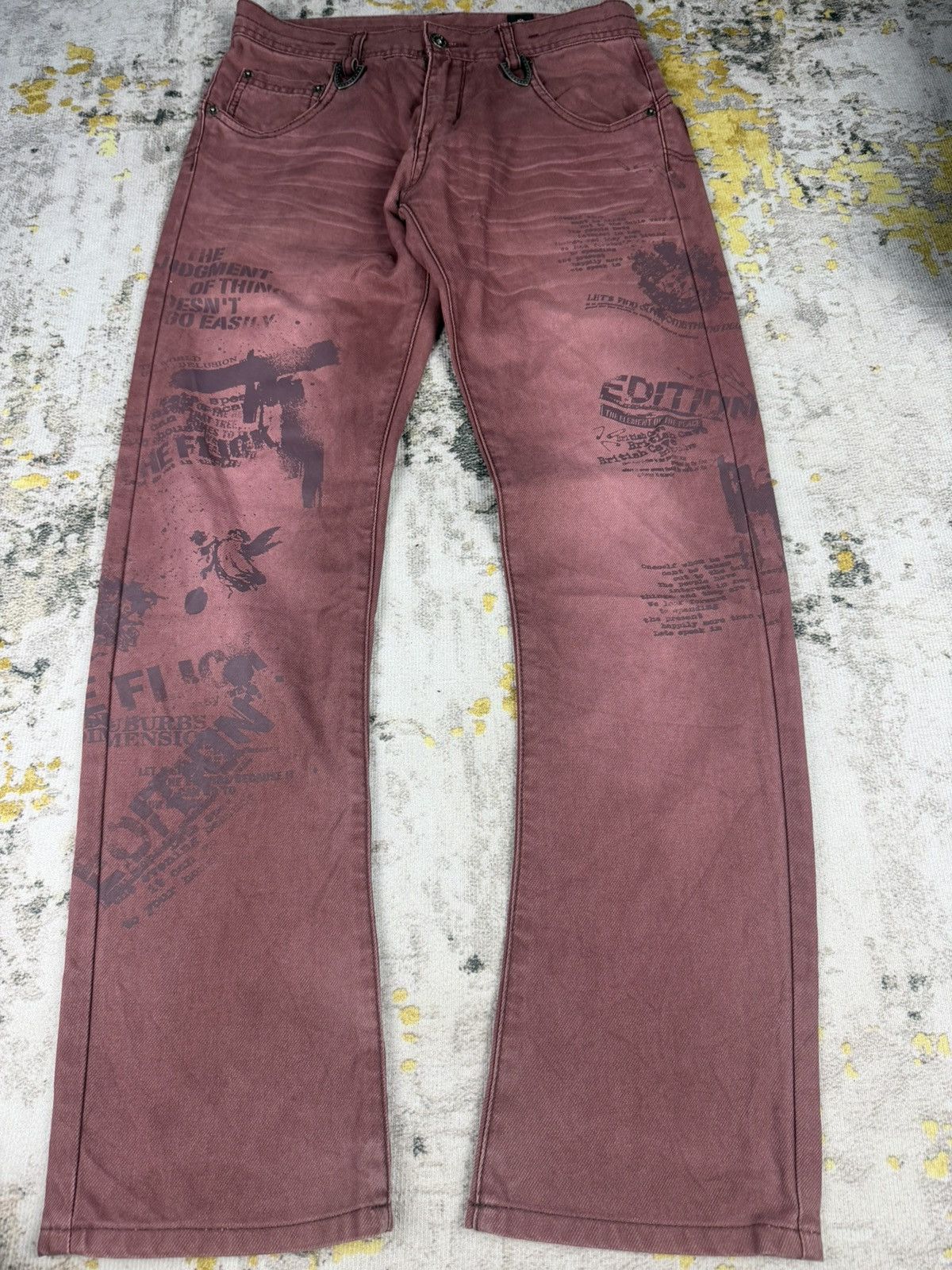 semanticdesign Rare Semanticdesign Flare Punk Pants Size US 29 - 1 Thumbnail
