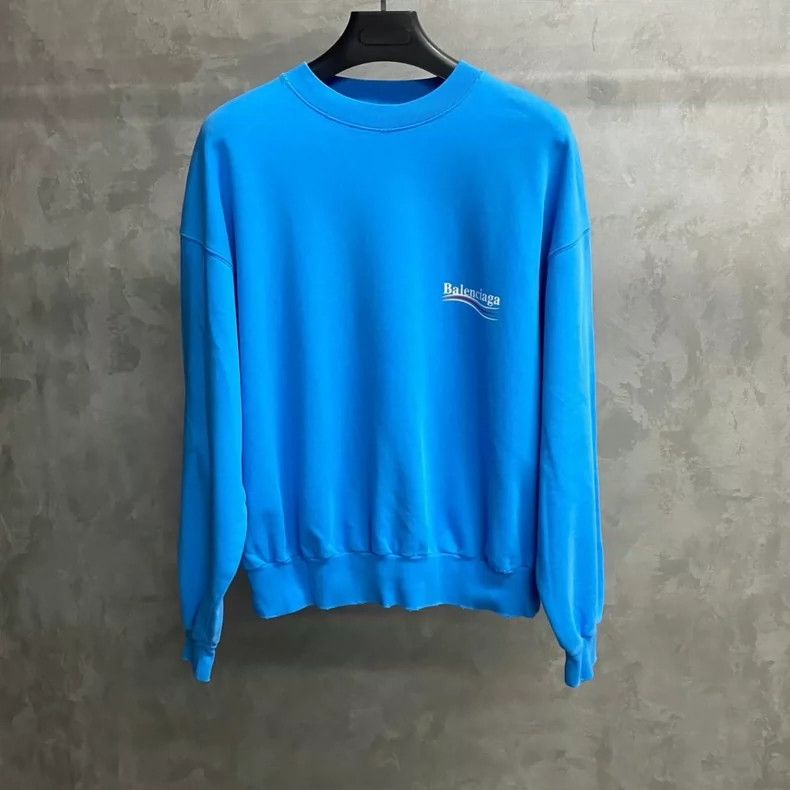 Balenciaga Balenciaga Sky-blue cola logo sweatshirt Size US XS / EU 42 / 0 - 1 Thumbnail