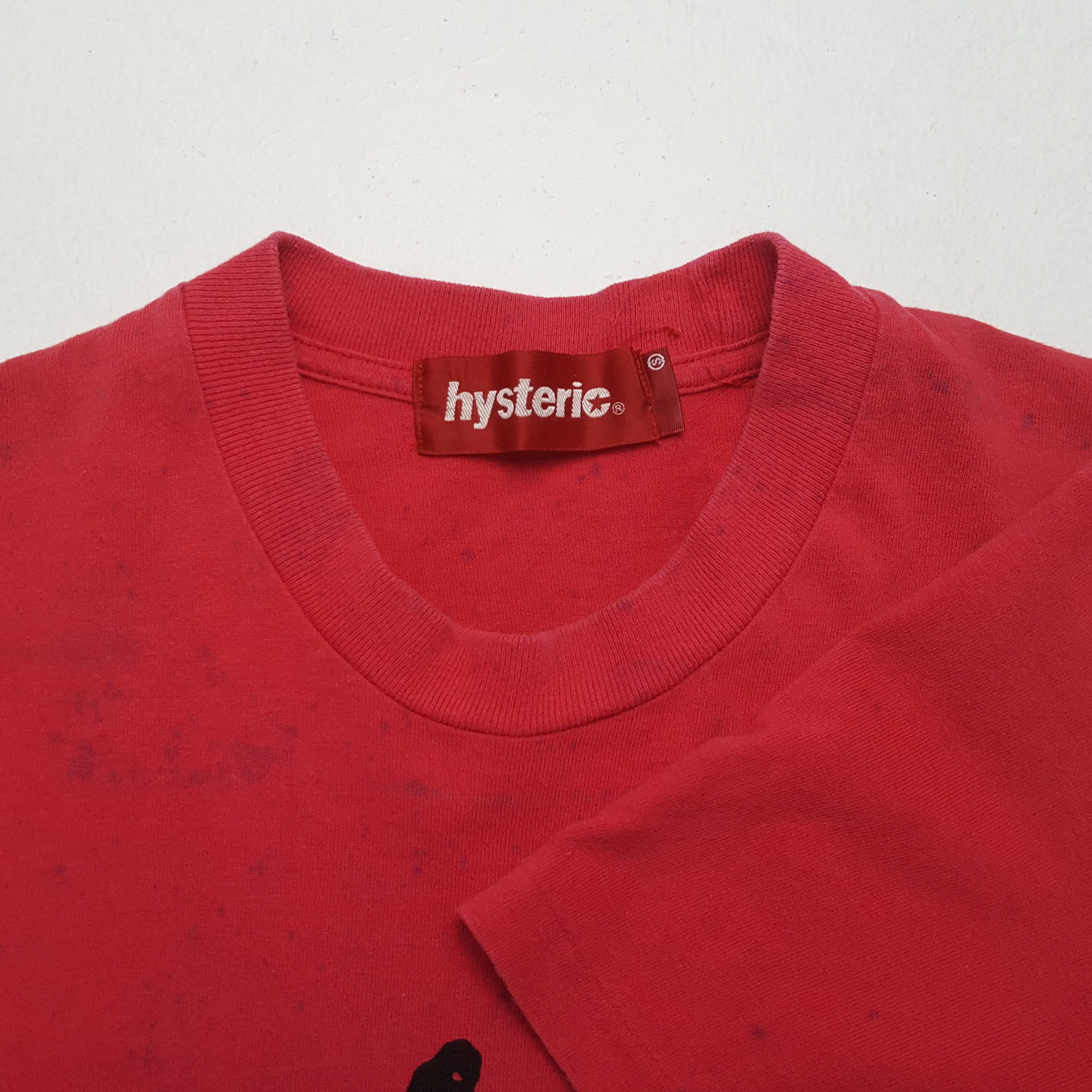 Hysteric Glamour × Japanese Brand × Vintage HYSTERIC GLAMOUR Japanese Brand Streetwear Vintage Tshirt Size US S / EU 44-46 / 1 - 8 Thumbnail