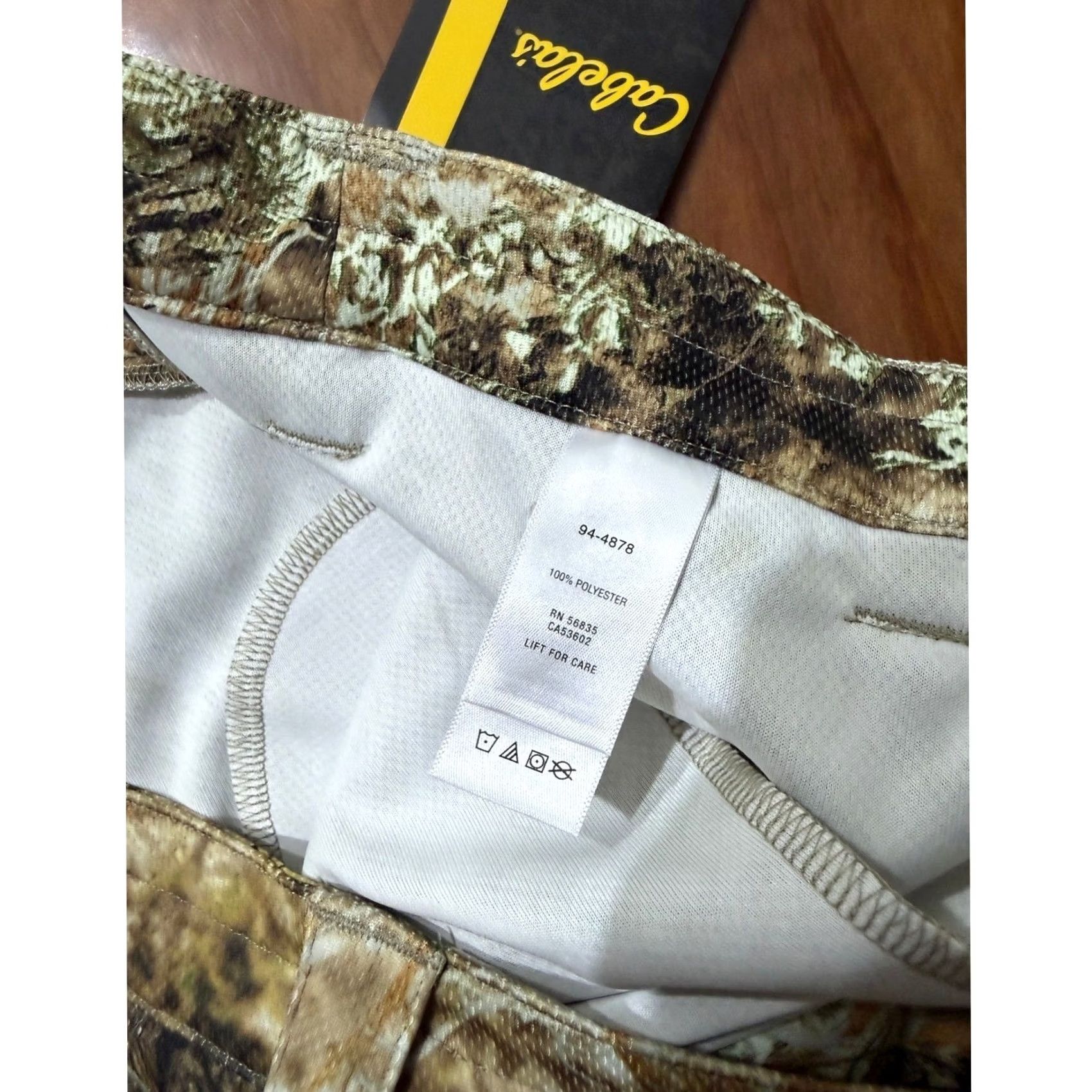 Vintage Cabela's Pants 2XL Mens Camouflage Cotton Polyester Breathable Slash Pocket Casual Chino Straight 32 Inseam Green Vintage: No Size US 44 / EU 60 - 5 Thumbnail