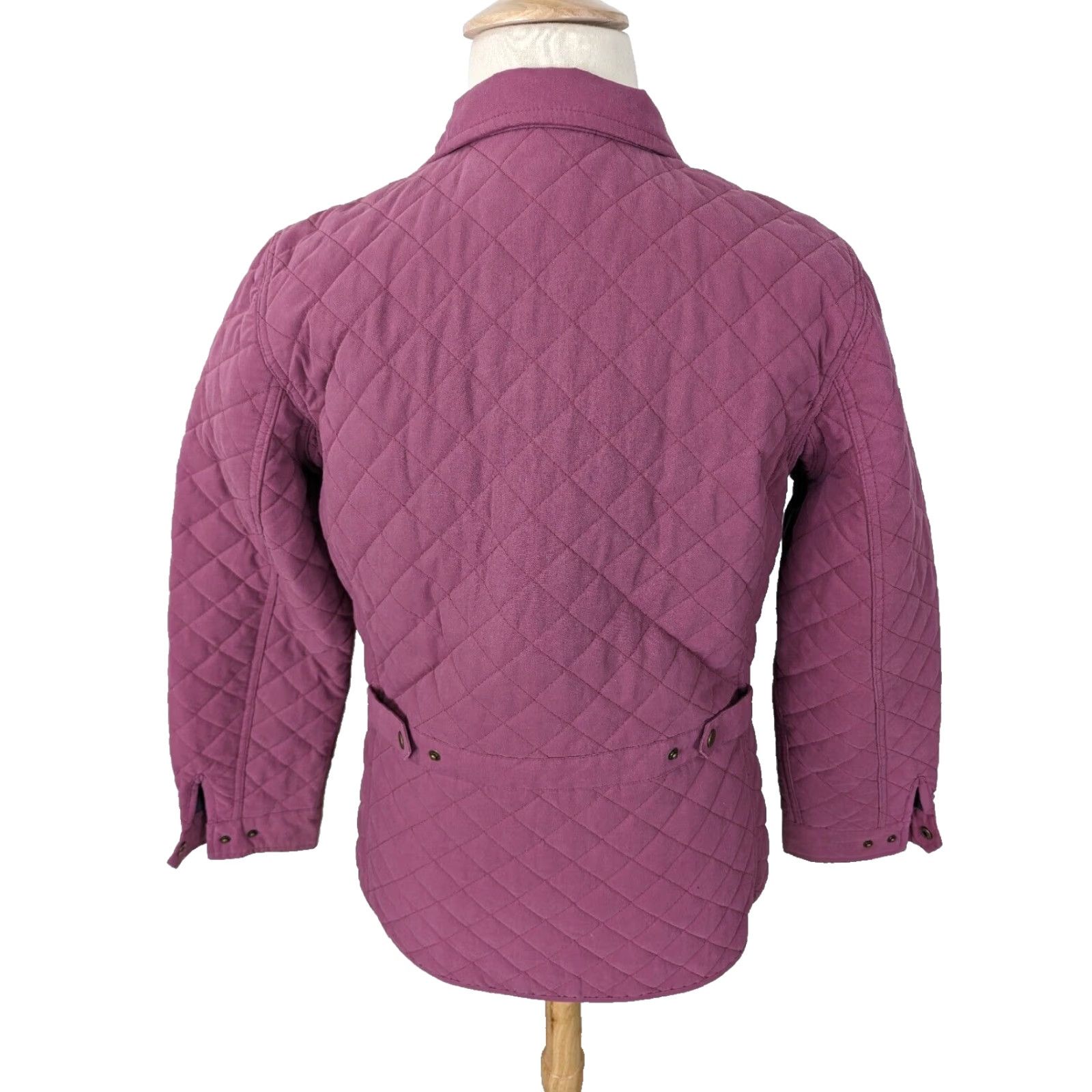 Pinko Duluth Women's Coat Pink Canvas Barn Chore Quilted Jacket/Coat XL Long Sleeve Full Zip Puffer Insulated Lined Inner Pockets Casual Fall Winter Spring Size XL / US 12-14 / IT 48-50 - 3 Thumbnail