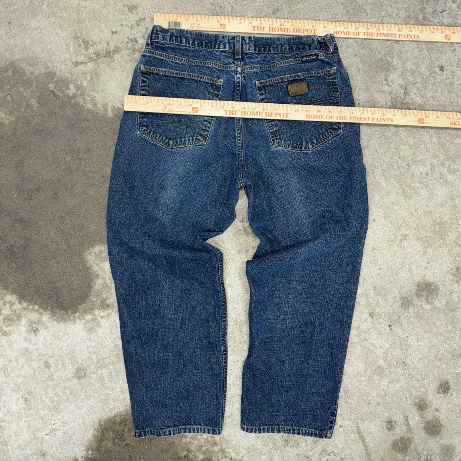 Tommy Hilfiger Vintage y2k tommy hilfiger heavyweight baggy 00s denim jeans Size US 36 / EU 52 - 4 Thumbnail