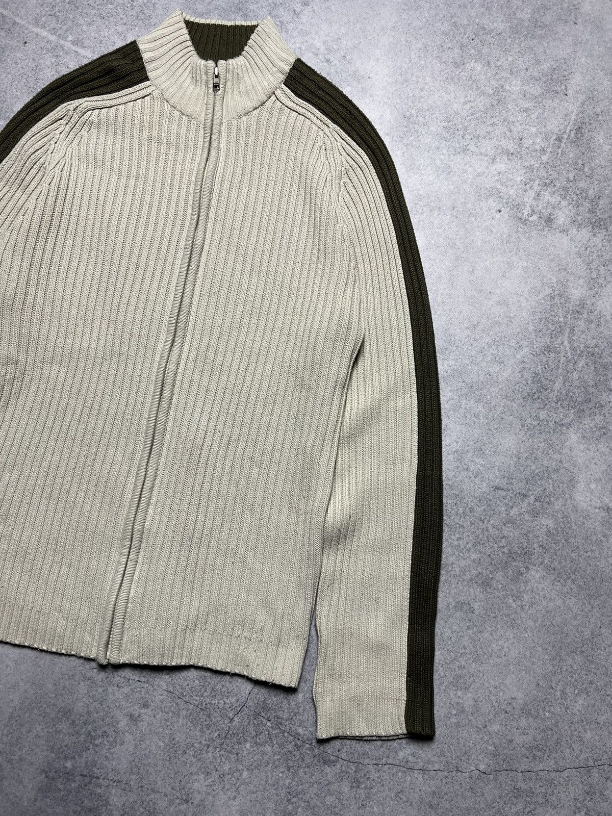Hysteric Glamour Vintage Diesel Style Distressed Faded Y2K Zip Sweaters Size US L / EU 52-54 / 3 - 3 Thumbnail