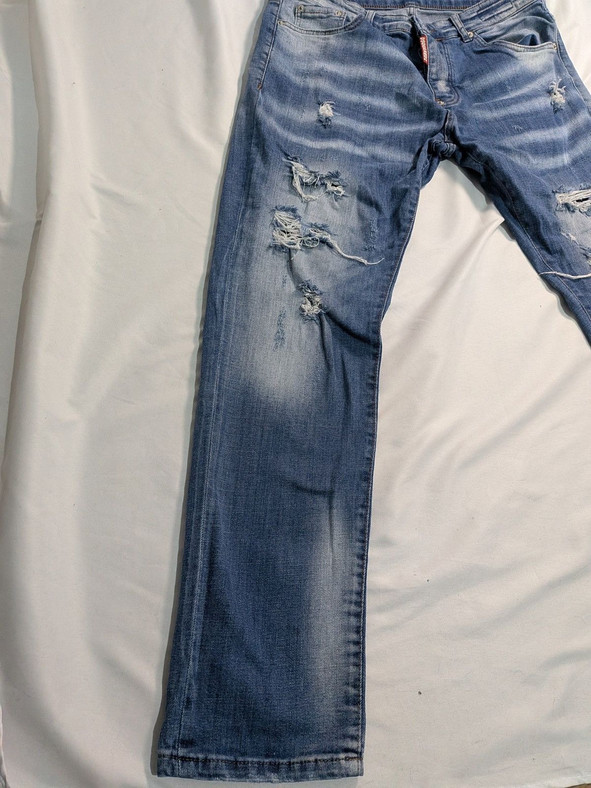 Dsquared2 Dsquared2 Slim Distressed Jeans Fits W32 L32 Denim Size US 32 / EU 48 - 3 Thumbnail