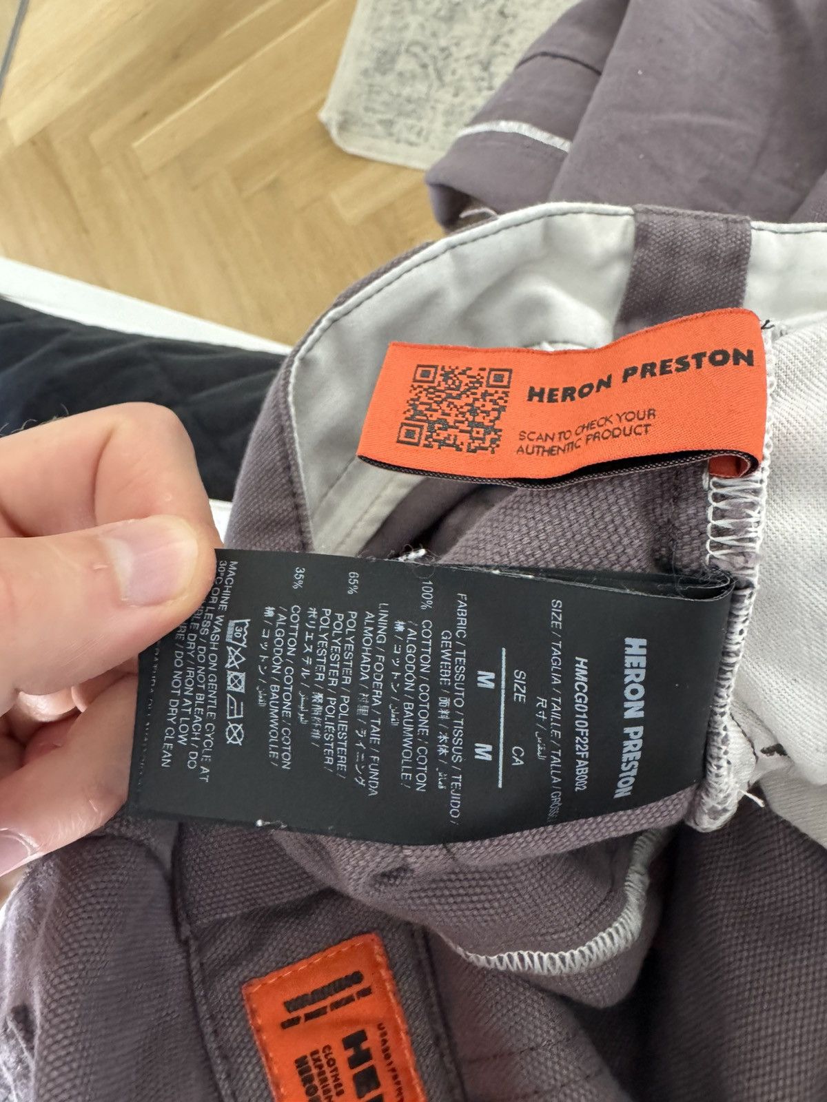 Heron Preston Heron Preston Designer Skate Pant Luxury Dickies Vibe Rare Size US 33 - 5 Thumbnail