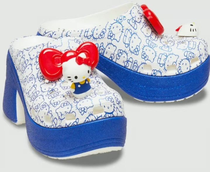 Crocs Crocs clogs platform sanrio hello kitty Size US 9 / IT 39 - 7 Thumbnail