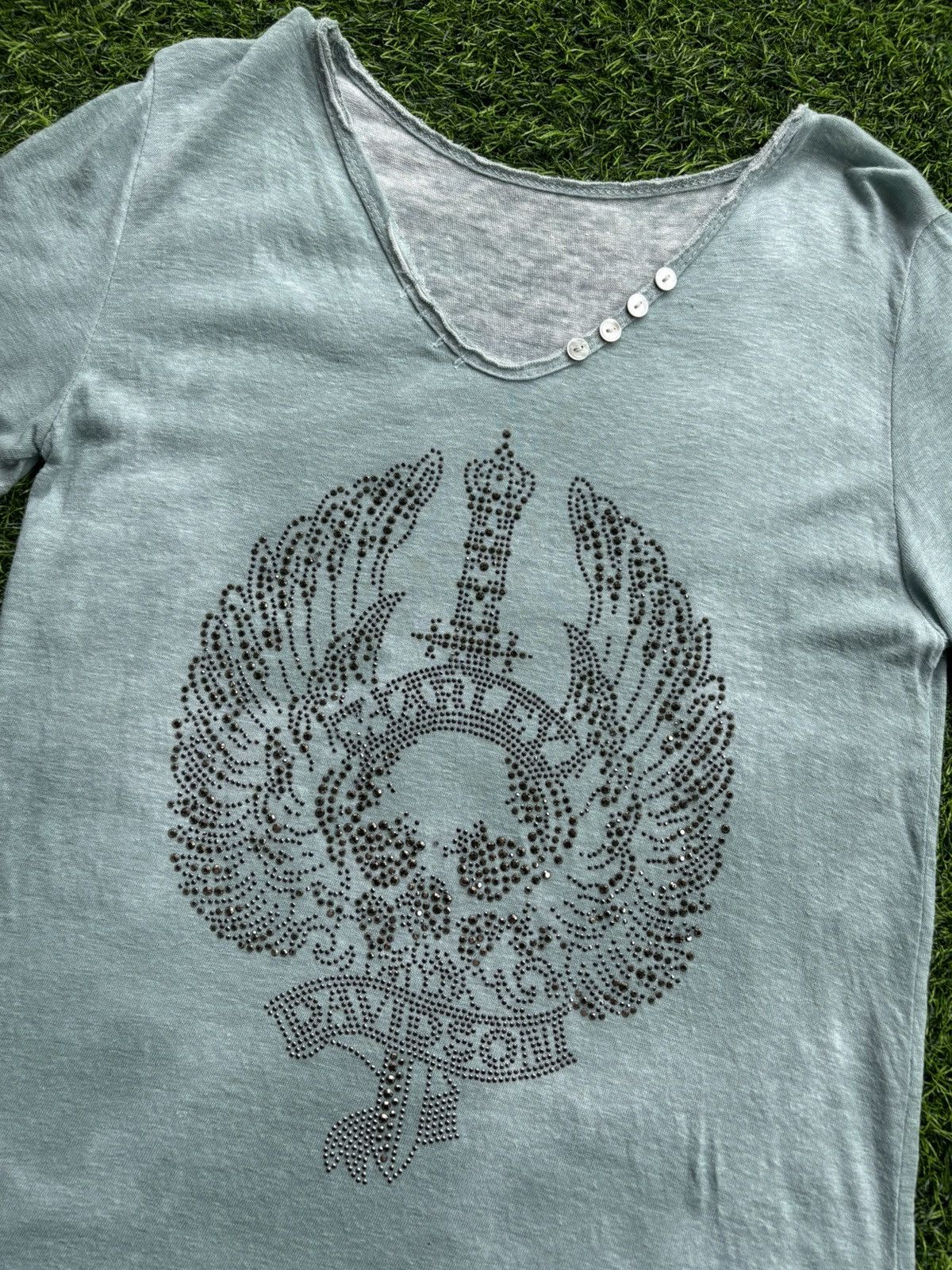 Hysteric Glamour Y2k Harley Davidson Skull Tshirt Size M / US 6-8 / IT 42-44 - 3 Thumbnail
