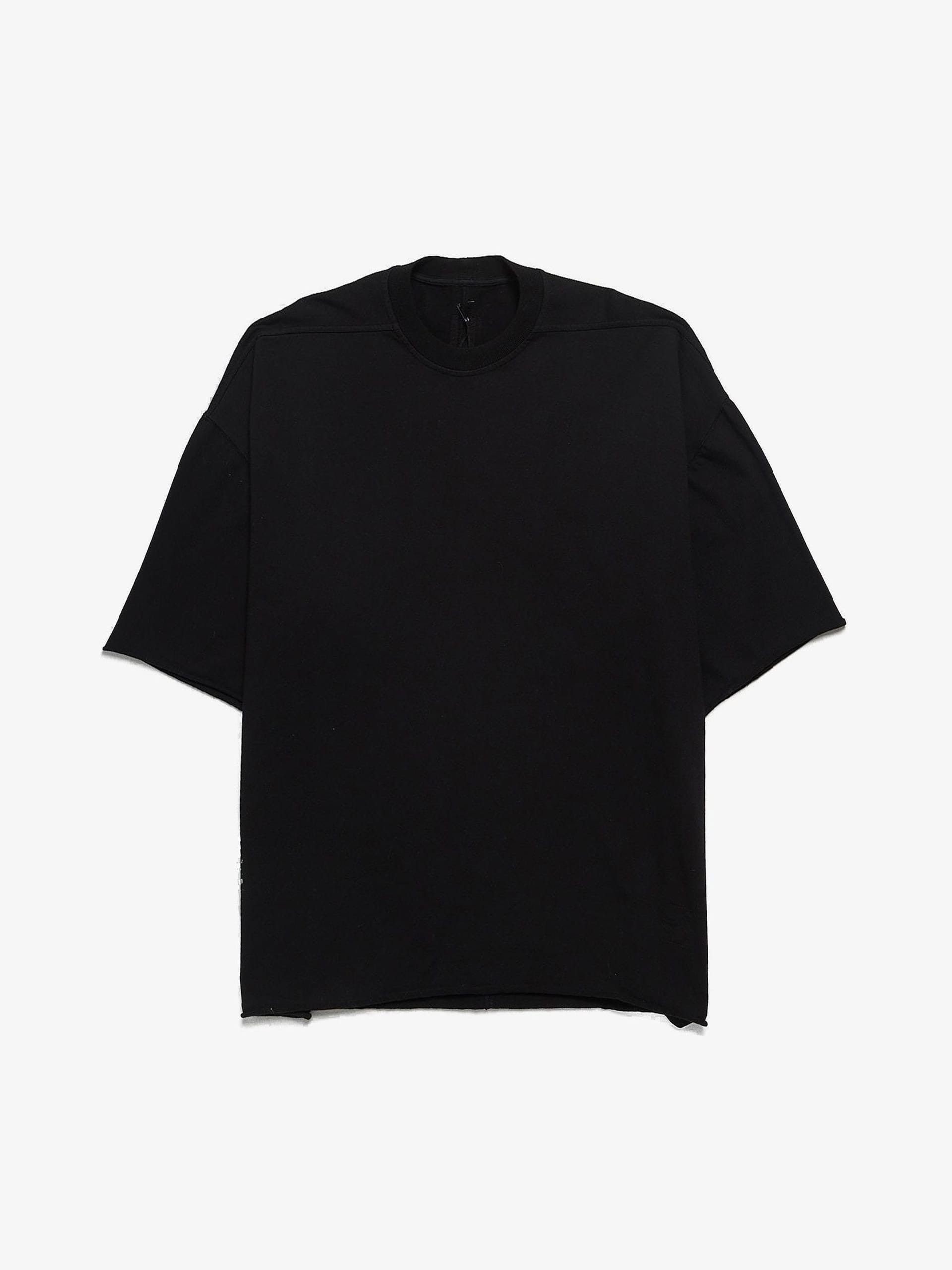 Image of Rick Owens Drkshdw Black Oversized Tommy T-Shirt, Men's (Size 2XL)