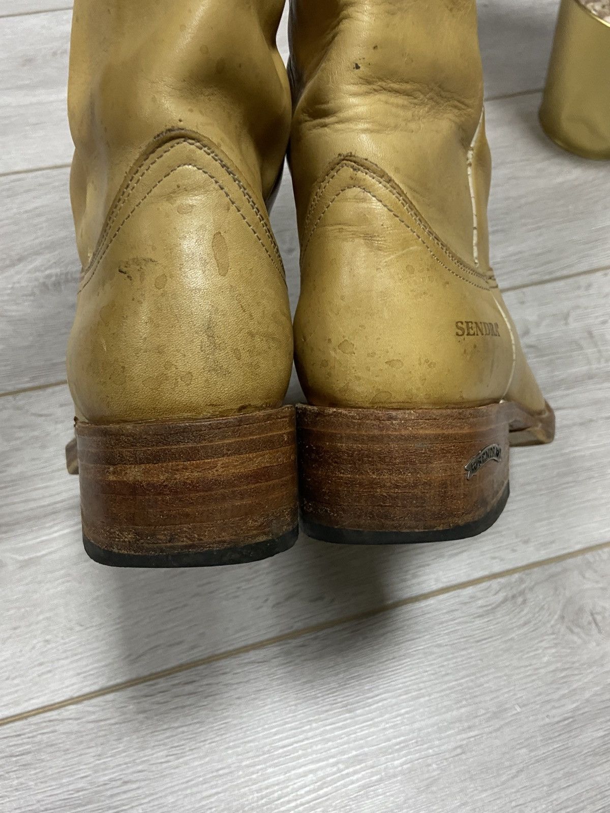 Sendra Sendra Leather patterns high Boots Philips sole Size US 8.5 / EU 41-42 - 12 Thumbnail
