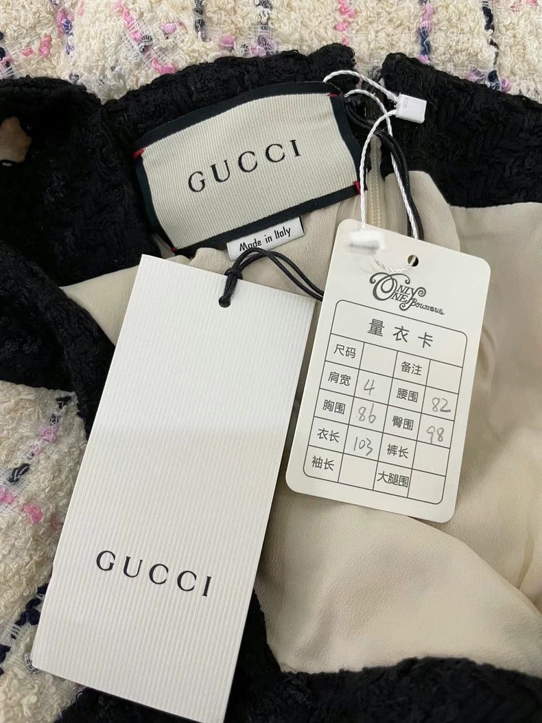Gucci Gucci Tweed suspender dress Size S / US 4 / IT 40 - 4 Thumbnail