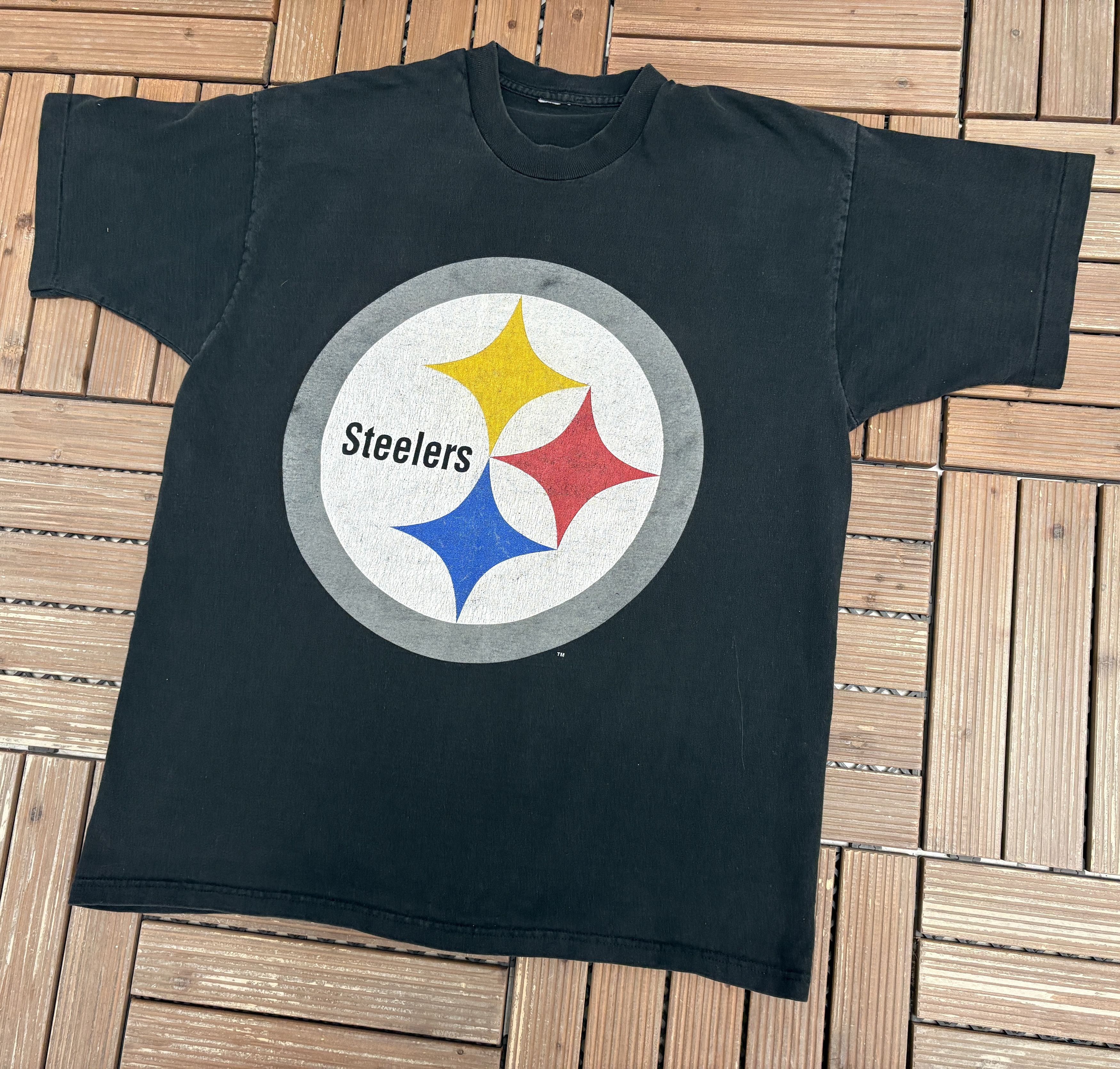 Vintage Pittsburgh Steelers Vintage Black T-Shirt Tee Size US XL / EU 56 / 4 - 3 Thumbnail