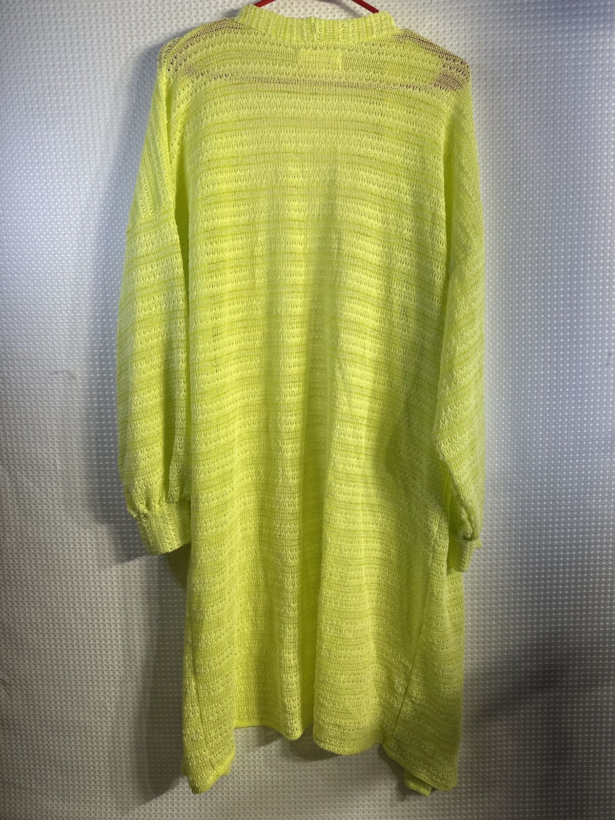 Anthropologie Anthropologie Neon Knit Long Beach Cardigan Size ONE SIZE - 3 Thumbnail