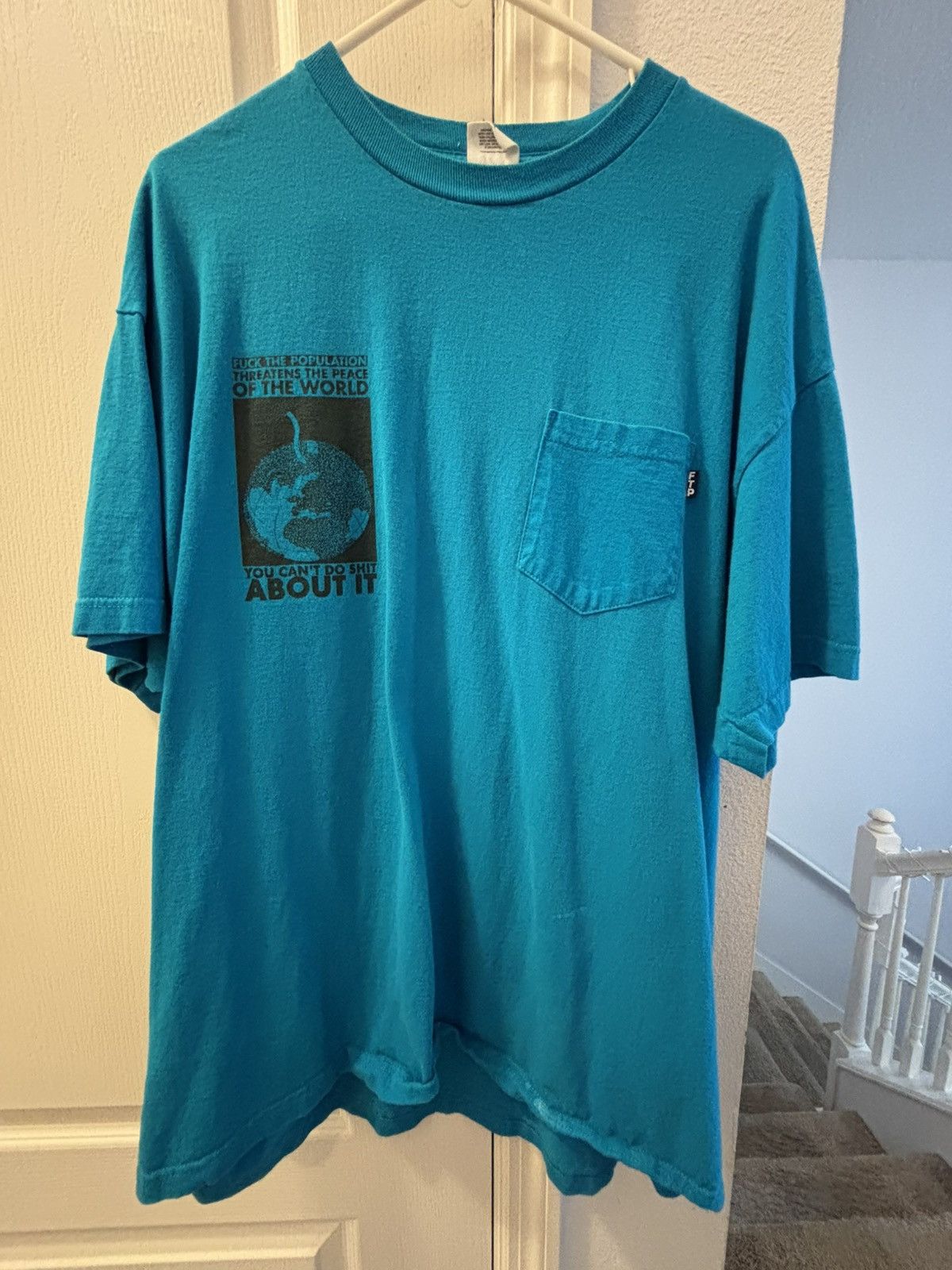 Fuck The Population FTP Pocket Tee XXL Size US XXL / EU 58 / 5 - 1 Thumbnail