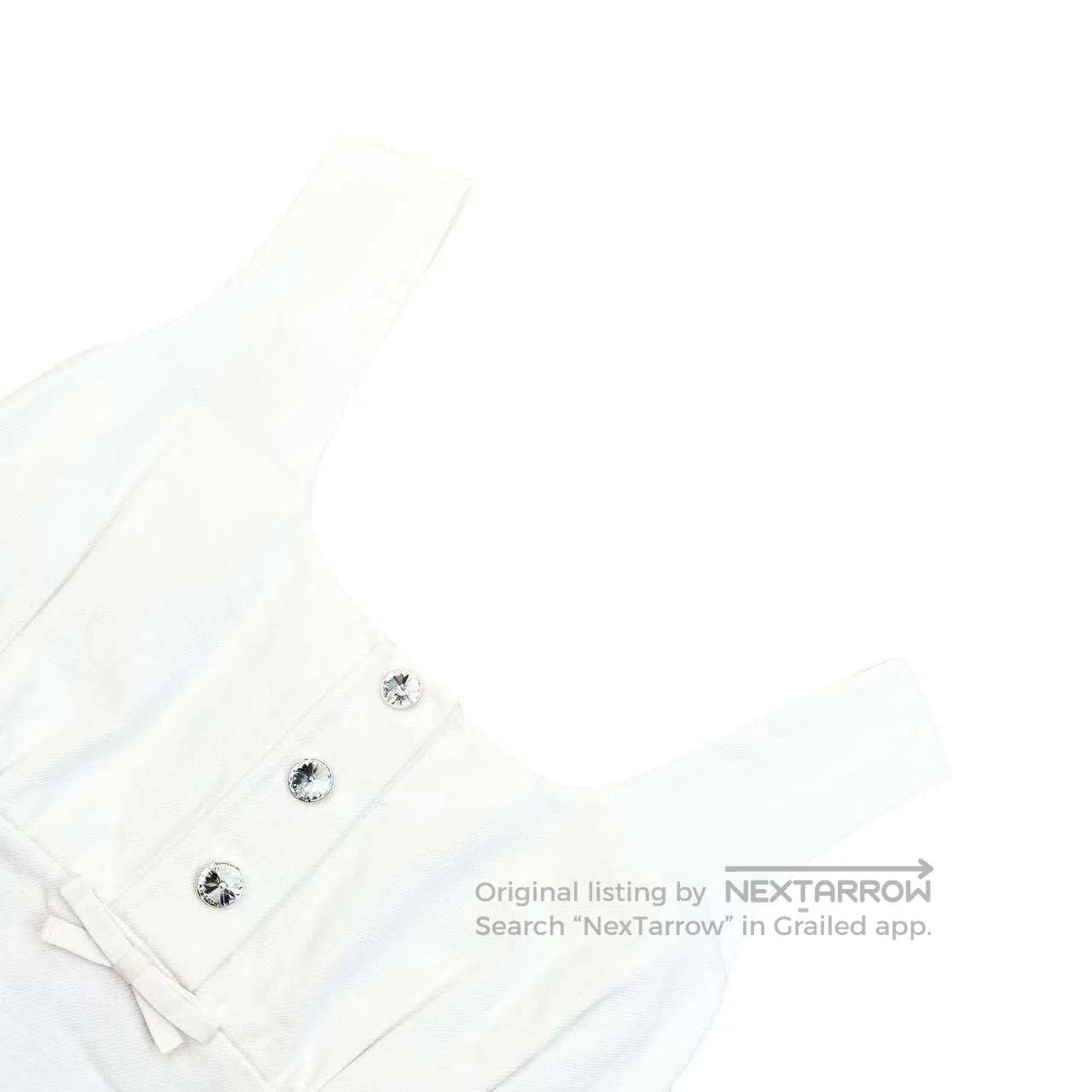 Miu Miu Miu Miu Letter logo diamond buckle cut-out sleeveless dres Size XS / US 0-2 / IT 36-38 - 3 Thumbnail