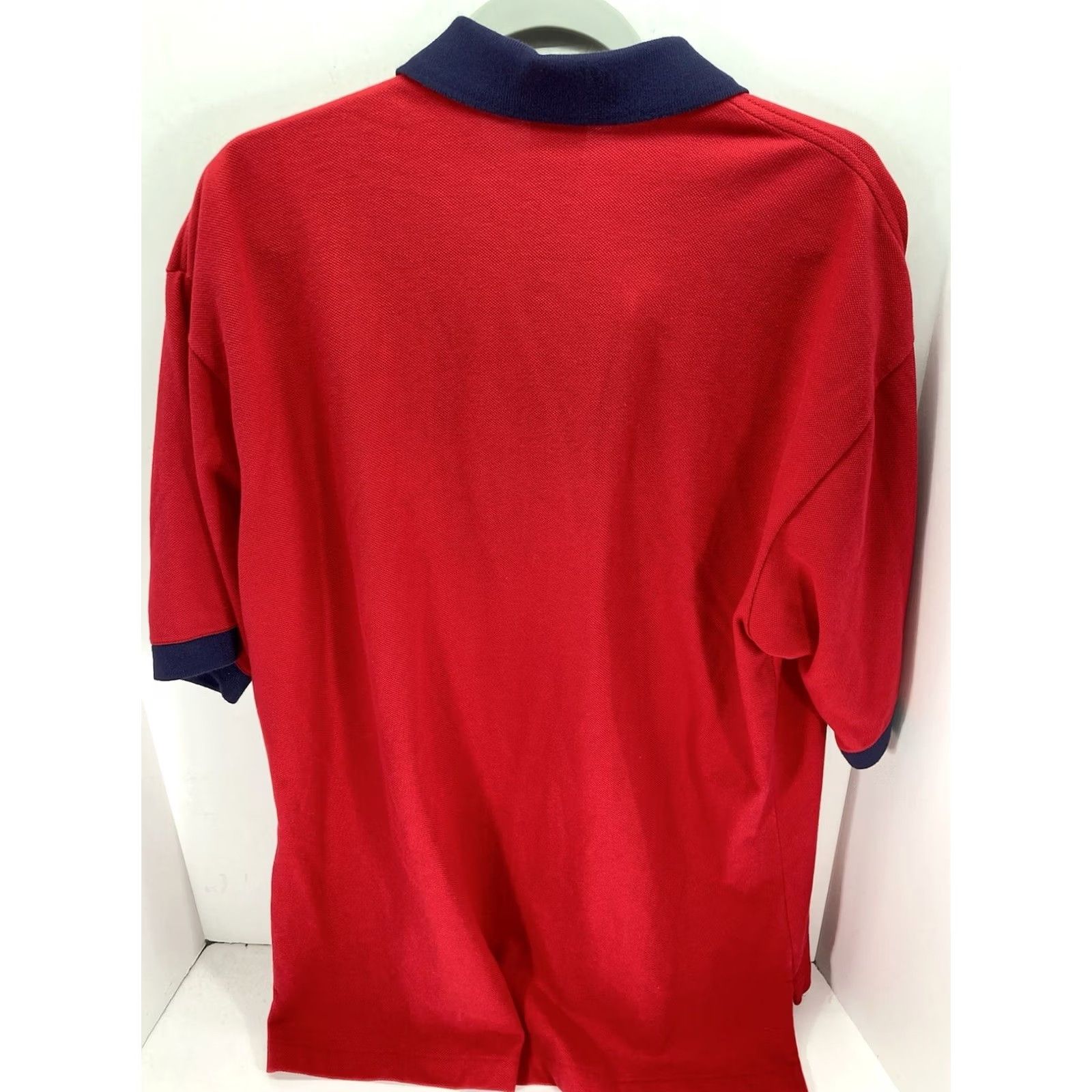 Cutter & Buck VINTAGE Cutter & Buck Fiesta San Antonio 1999 Polo Shirt Men Large Red Short Sleeve VTG Size US L / EU 52-54 / 3 - 6 Thumbnail