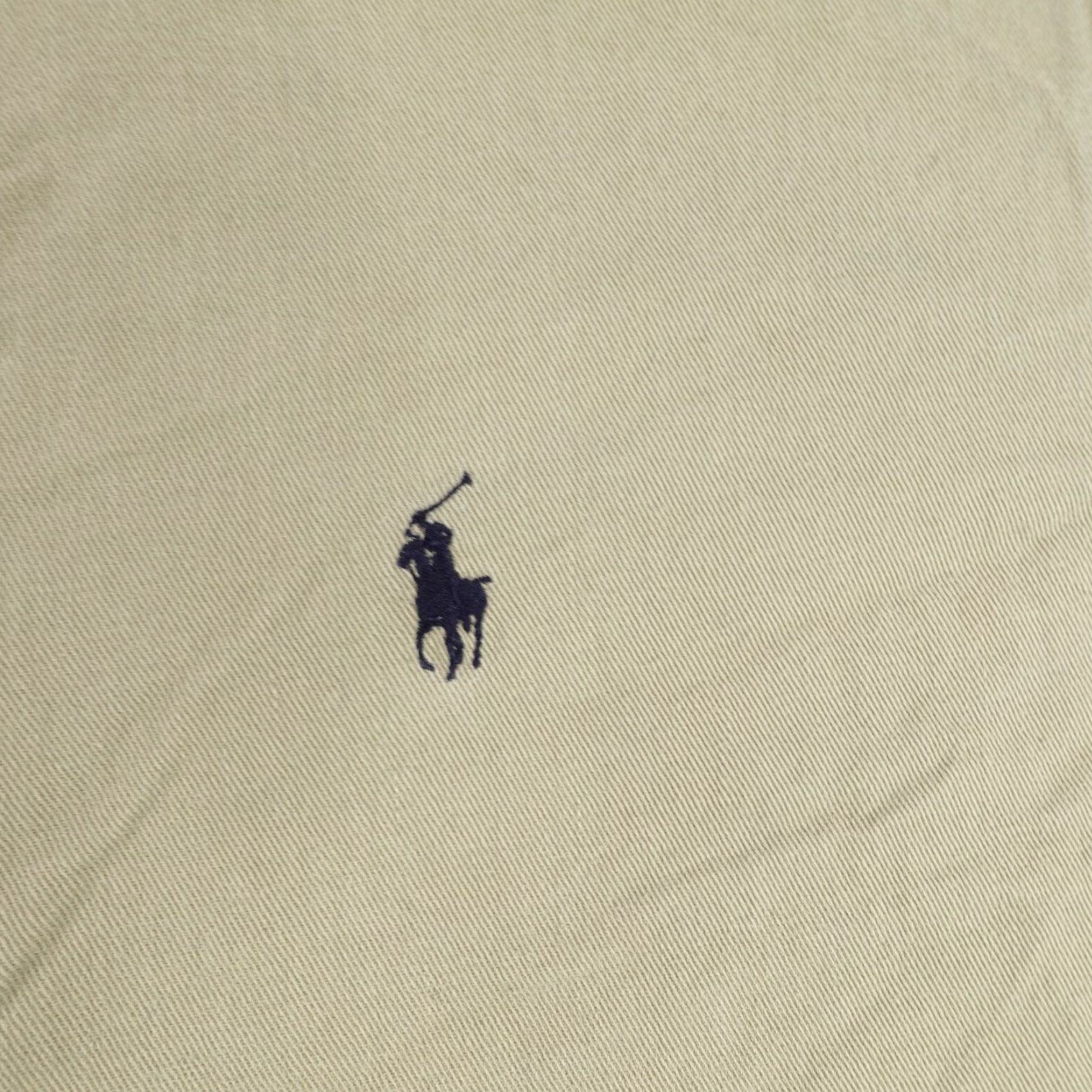 Ralph Lauren VINTAGE Ralph Lauren Shirt Mens XL Tan Twill Button-Up 90s Classic Outdoor Beige Cotton Twill Polo Logo Mens XL Size US XL / EU 56 / 4 - 3 Thumbnail