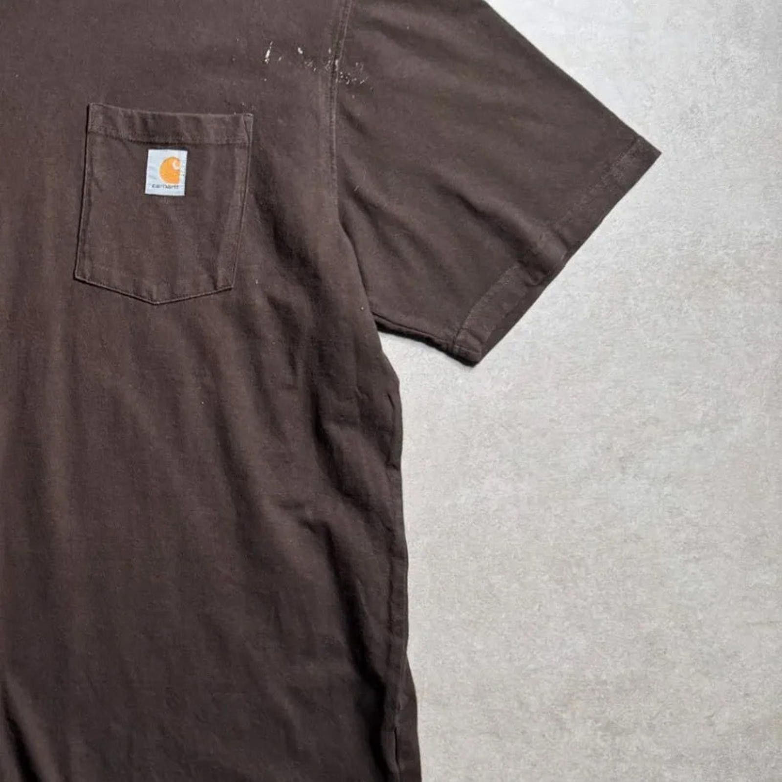 Carhartt Vintage Carhartt Brown T-shirt - XXL Size US XXL / EU 58 / 5 - 5 Thumbnail