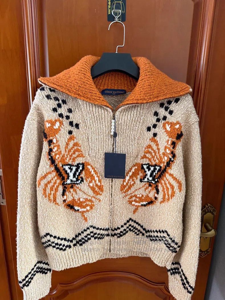 Louis Vuitton Louis Vuitton Nigo3.0 Lobster Knit Zip Jacket Size US M / EU 48-50 / 2 - 1 Thumbnail