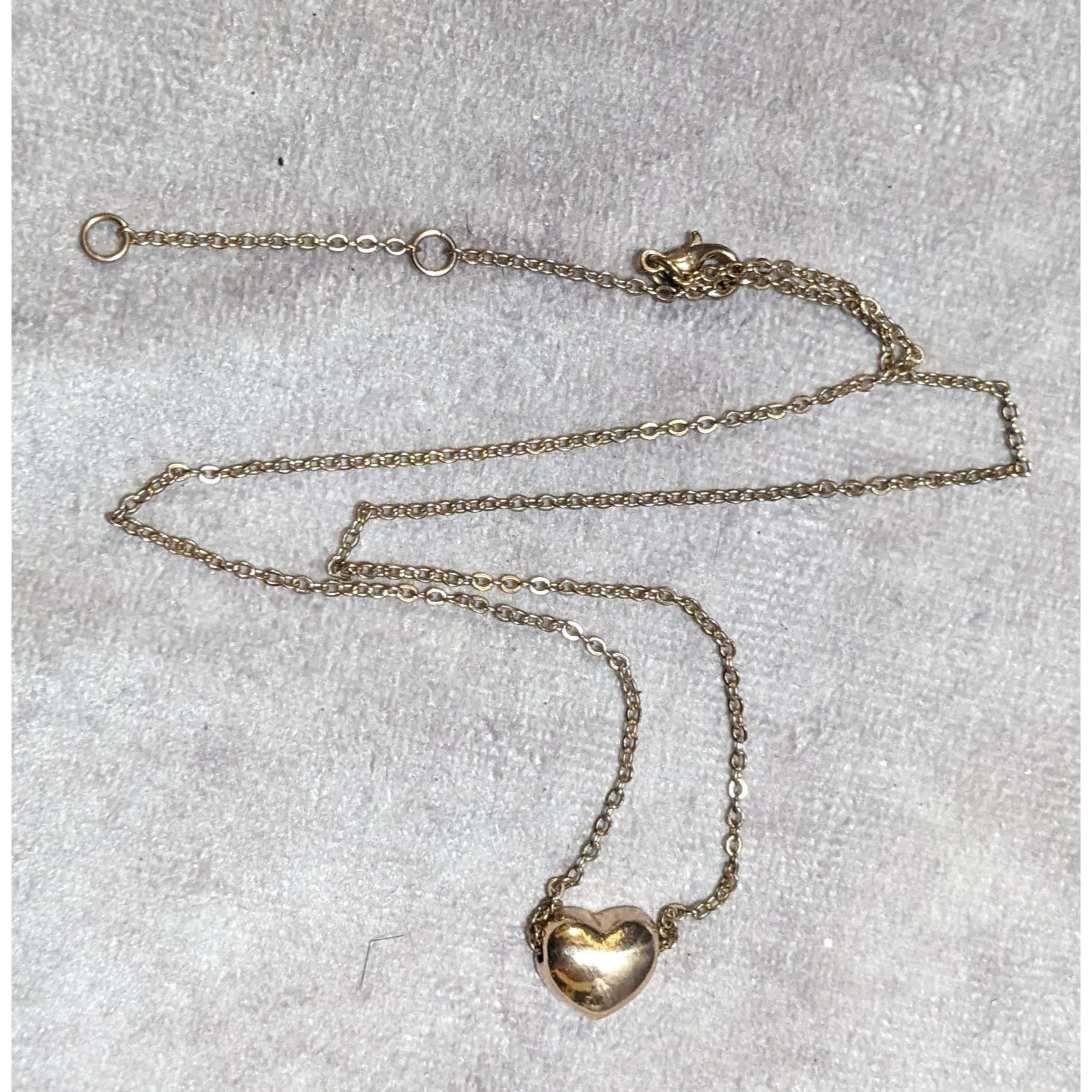 Other Minimalist Gold Tone Heart Pendant Necklace Size ONE SIZE - 8 Thumbnail