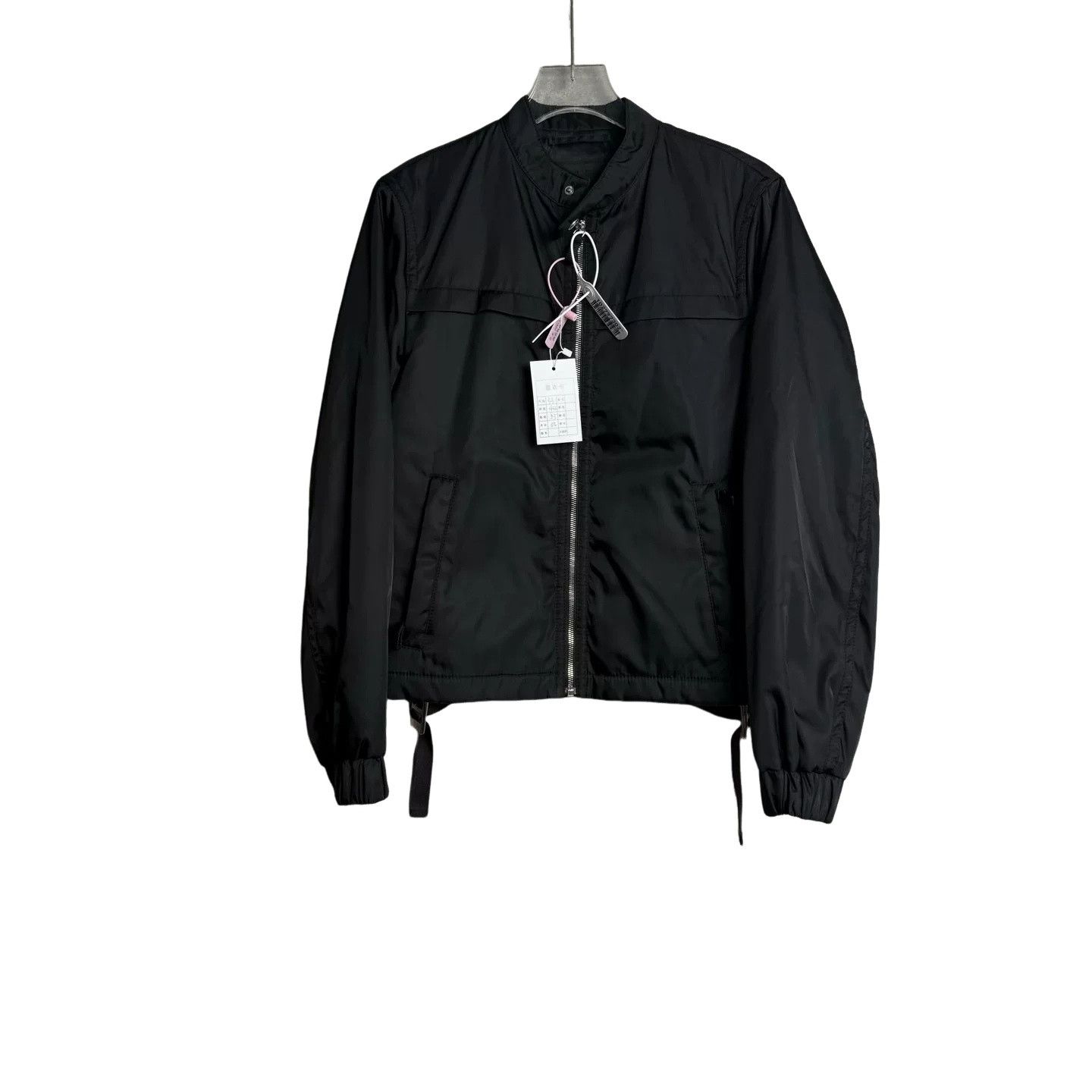 Prada Prada Black Nylon Zip Jacket Size 46 Size US S / EU 44-46 / 1 - 1 Thumbnail
