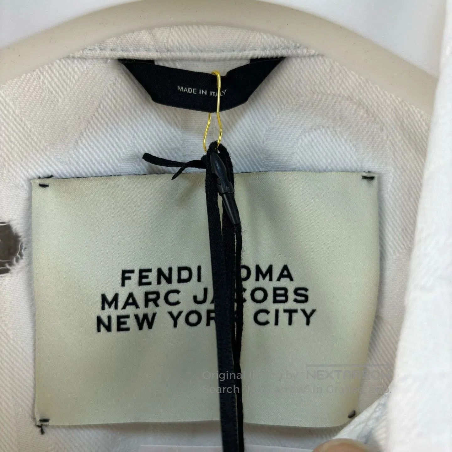 Fendi Fendi Capsule Double F Print Distressed Jacket. Size US L / EU 52-54 / 3 - 4 Thumbnail