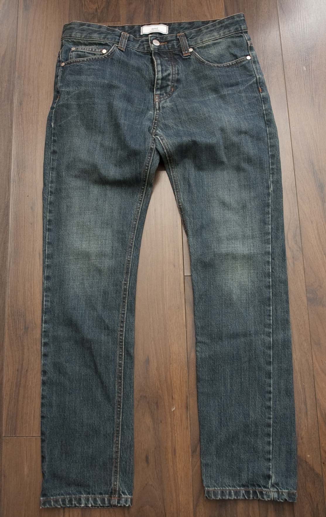 AMI Alexandre Mattiussi AMI Jeans Distressed Size 30x29.5 Blue Size US 30 / EU 46 - 1 Thumbnail