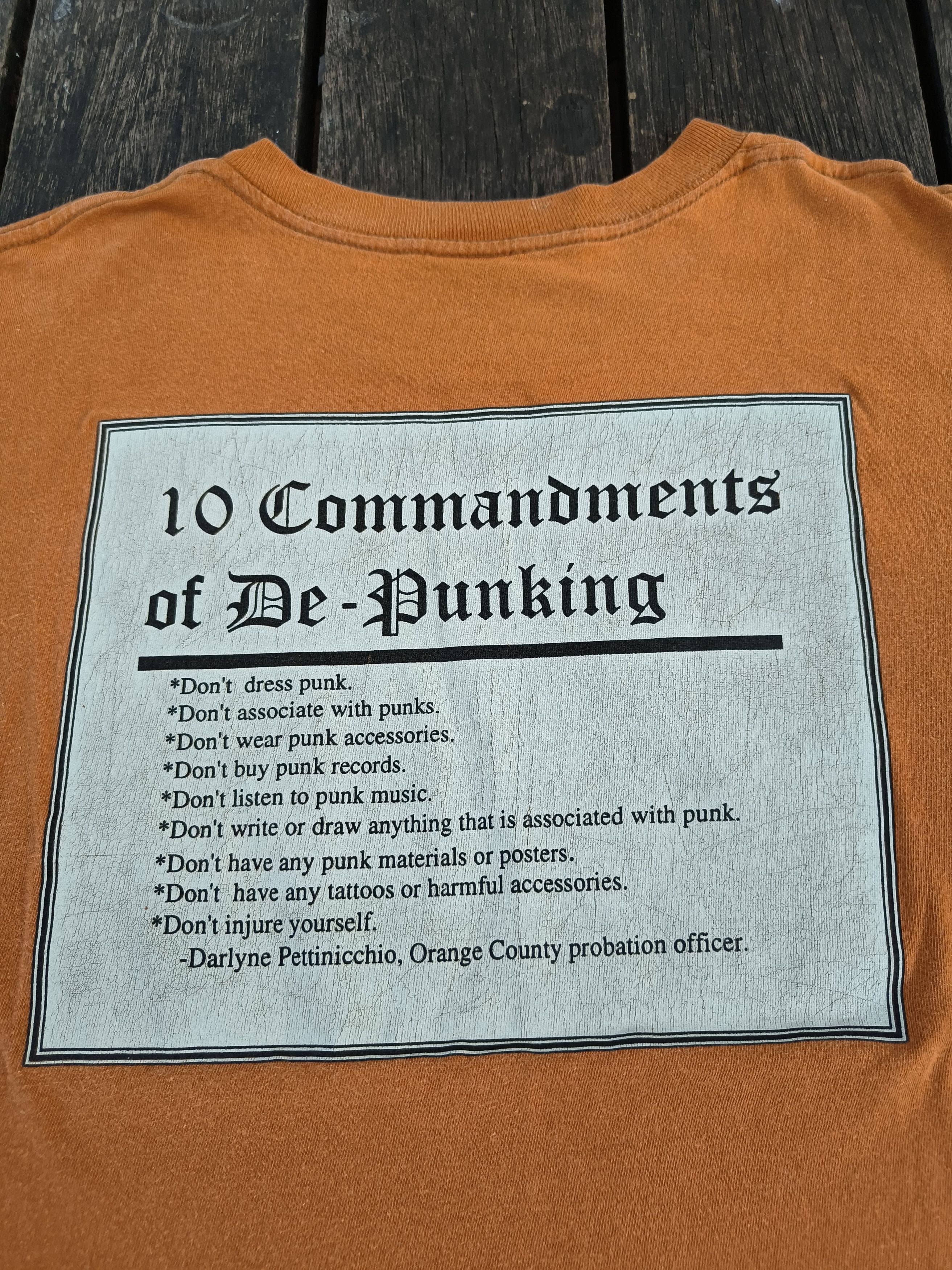 Band Tees Vintage 90s Guttermouth (10 commandments) shirt Size US XL / EU 56 / 4 - 4 Thumbnail