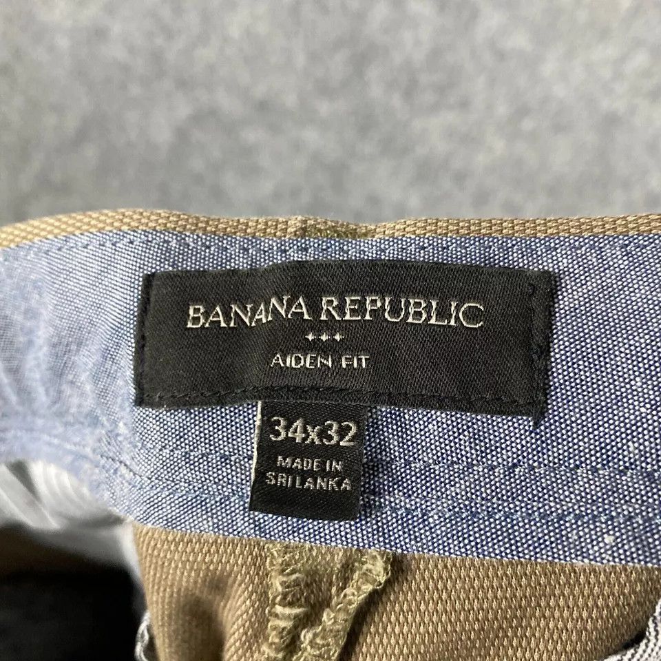 Banana Republic Banana Republic Pants Men's 34x32 Aiden Fit Chino Cotton Size US 34 / EU 50 - 7 Thumbnail