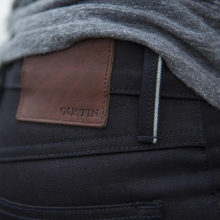 Gustin Gustin Dark Indigo Chrome Selvedge Denim Celine Hearts Jeans Size US 29 - 5 Thumbnail