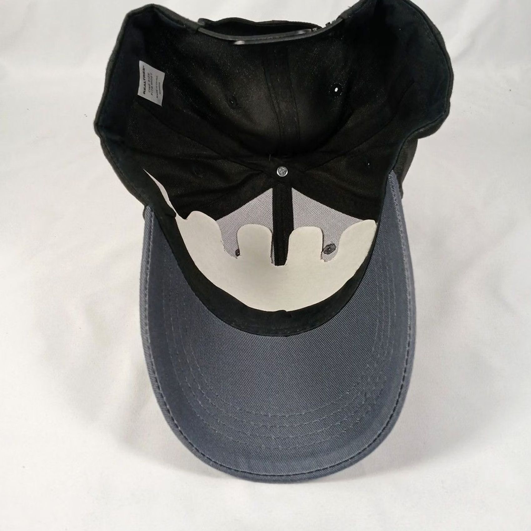 Realtree Realtree Baseball Cap Hat One Size Adjustable Gray Black Men Casual Outdoor Outdoors Cotton Polyester Canvas Breathable Lightweight Cap Size ONE SIZE - 4 Thumbnail