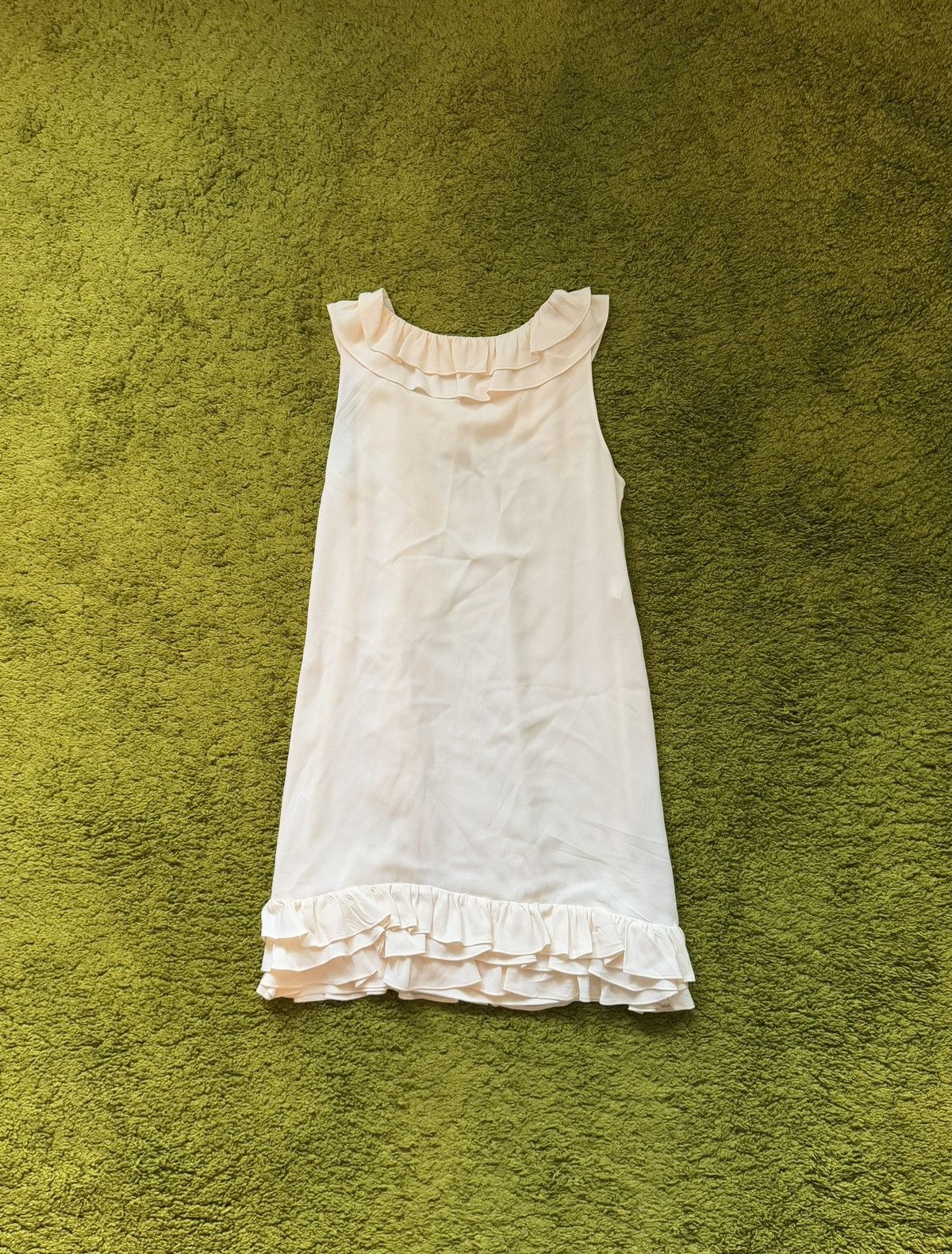 Moschino × Vintage Moschino cheap and chic 100% silk vintage mini dress Size L / US 10 / IT 46 - 2 Thumbnail