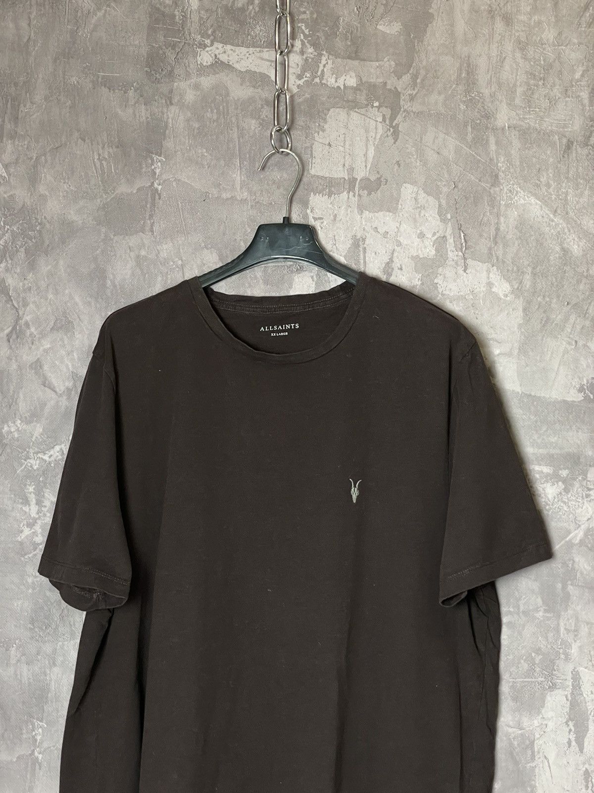 Allsaints × Vintage AllSaints Men’s Brown Brace Crew Short Sleeve T-Shirt Size US XXL / EU 58 / 5 - 2 Thumbnail