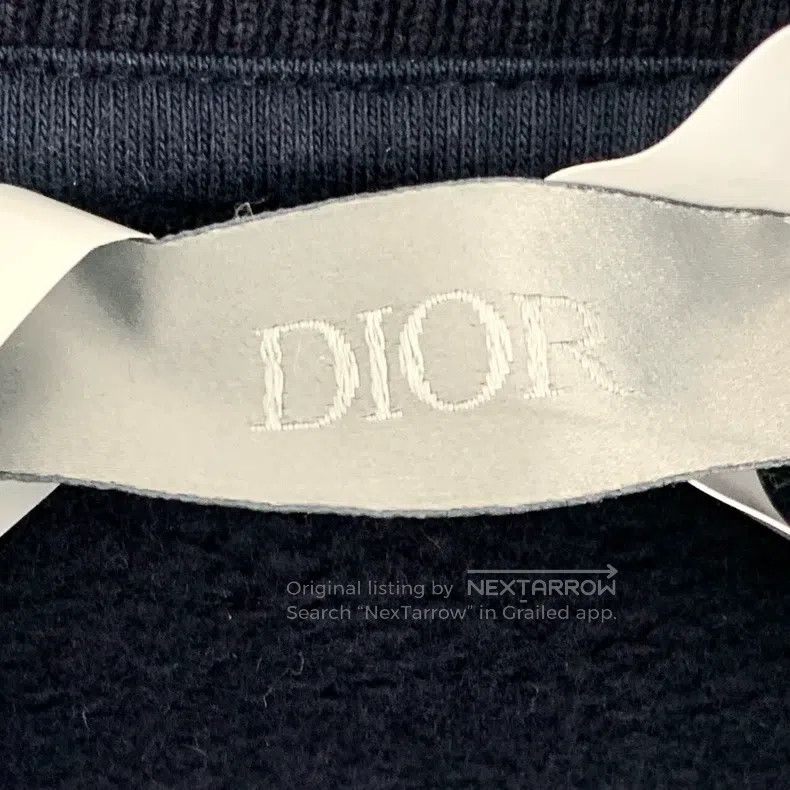 Dior Dior Dark blue logo plush cotton round-neck long-sleeved s Size US XXS / EU 40 - 6 Thumbnail