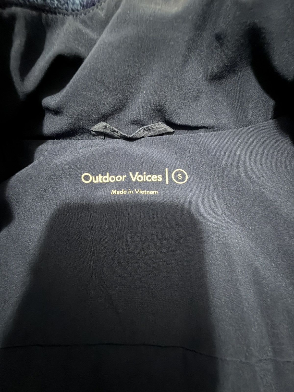 Outdoor Voices Outdoor Voices Blue Camo Quarter Zip Fleece Size US S / EU 44-46 / 1 - 2 Thumbnail