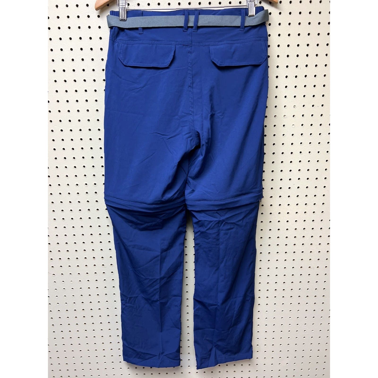 Vintage KD Little Donkey Andy Pants Women's S Blue Convertible Zip-Off Hiking Capri Shorts Size 28" / US 6 / IT 42 - 2 Thumbnail