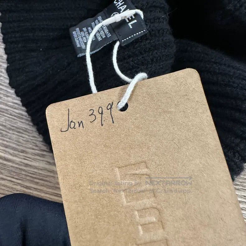 Chanel Chanel Knitted cashmere hat with slogan letters Size ONE SIZE - 5 Thumbnail