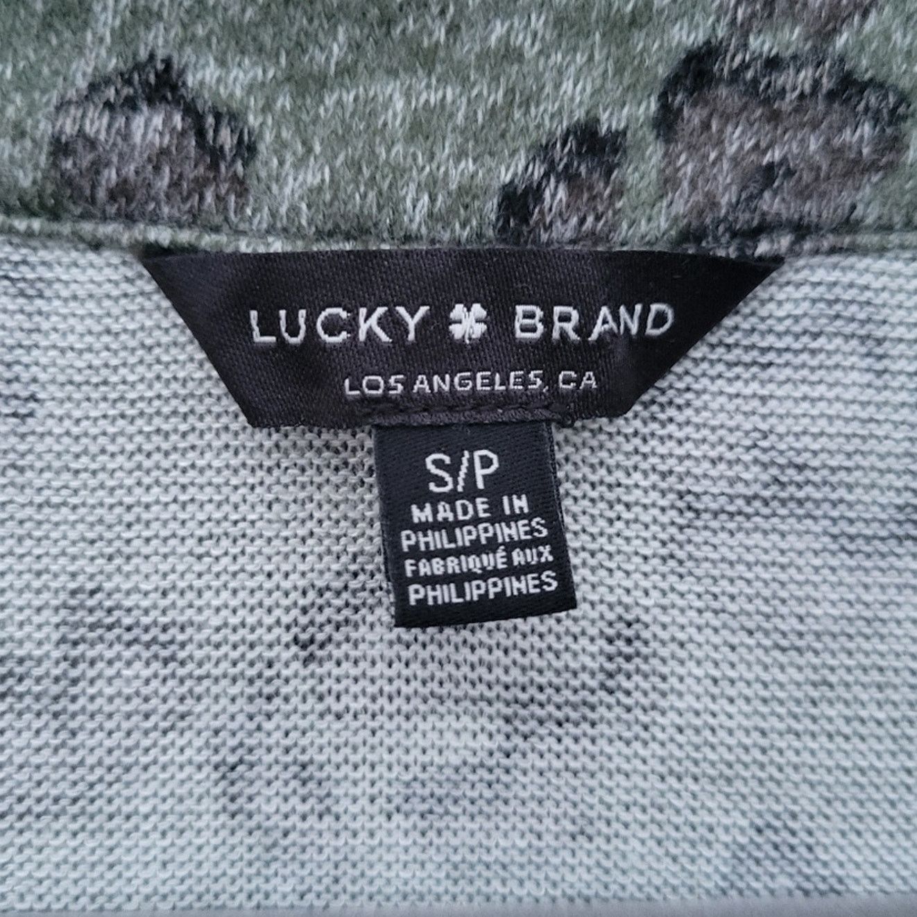 Lucky Brand NWT New Lucky Brand Womens Small Long Sleeve Henley Top Size S / US 4 / IT 40 - 3 Thumbnail