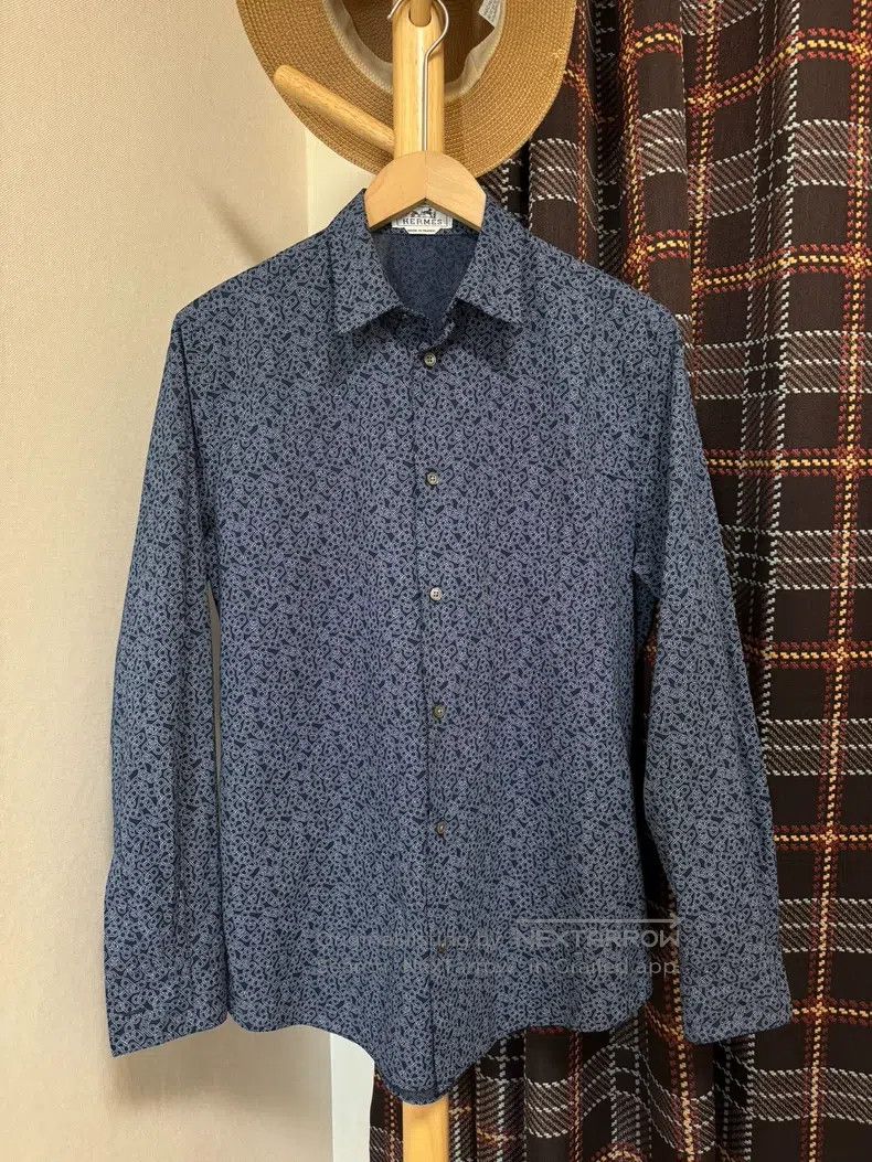Hermes Hermes size 39 Shirt with classic pattern and high-end colo Size US M / EU 48-50 / 2 - 1 Thumbnail