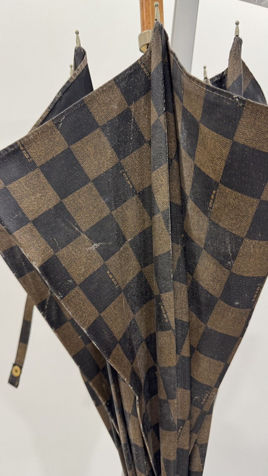 Fendi Vintage Fendi Checkered Umbrella Size ONE SIZE - 6 Thumbnail