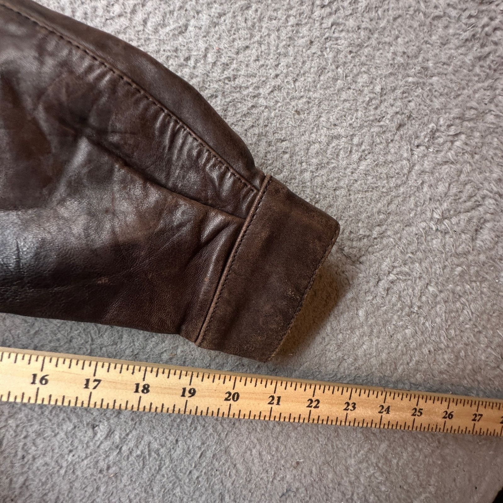 Other VTG J Walden Thermolite Bomber Aviator Leather Jacket Large Size US L / EU 52-54 / 3 - 4 Thumbnail