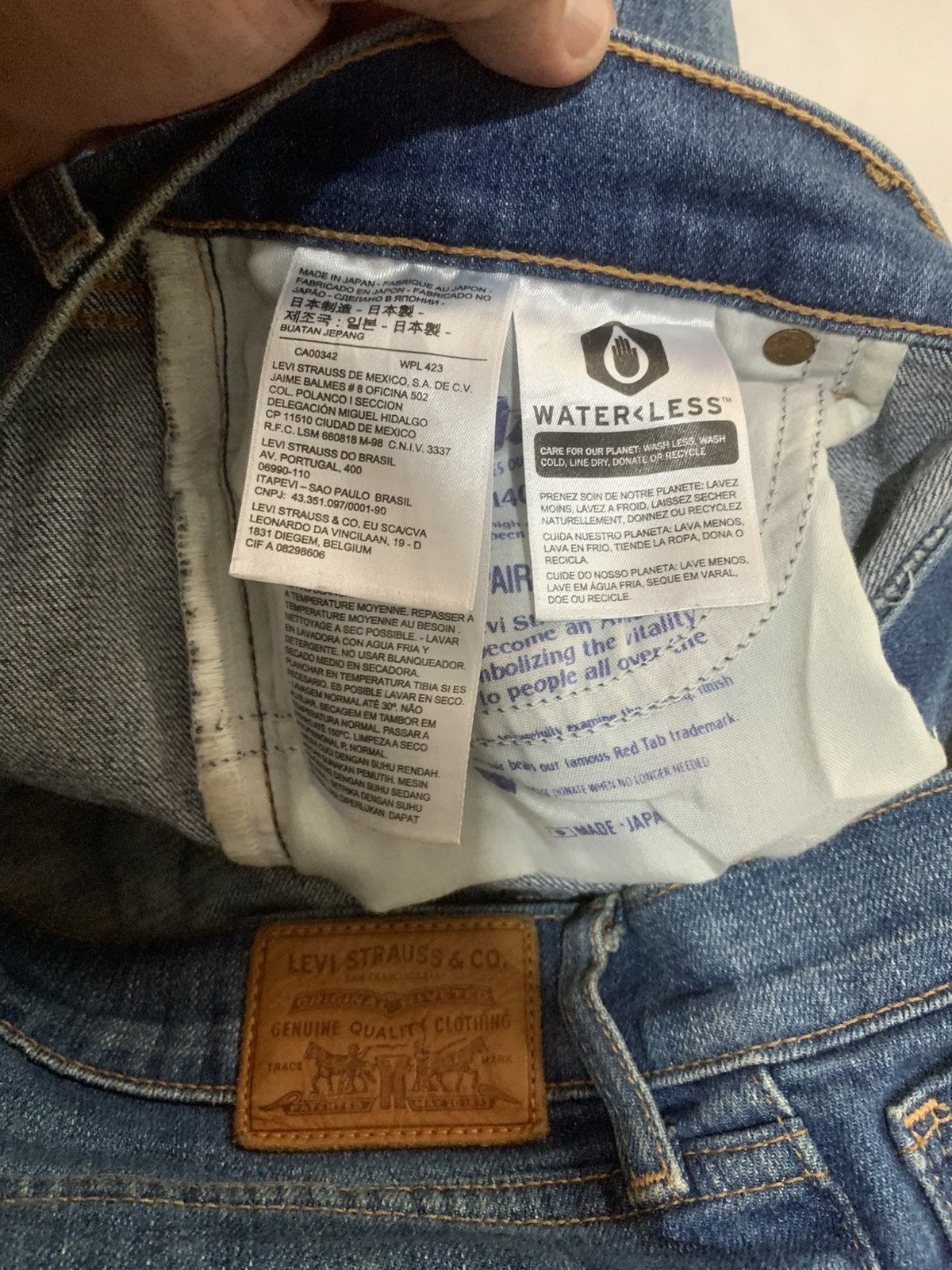 Levi's Selvedge Distressed Levi's Slim Jeans Denim Long Pants Size US 28 / EU 44 - 7 Thumbnail