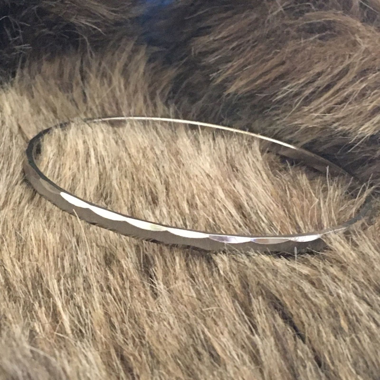 Monet Vintage Monet diamond cut silver tone bangle Size ONE SIZE - 2 Thumbnail