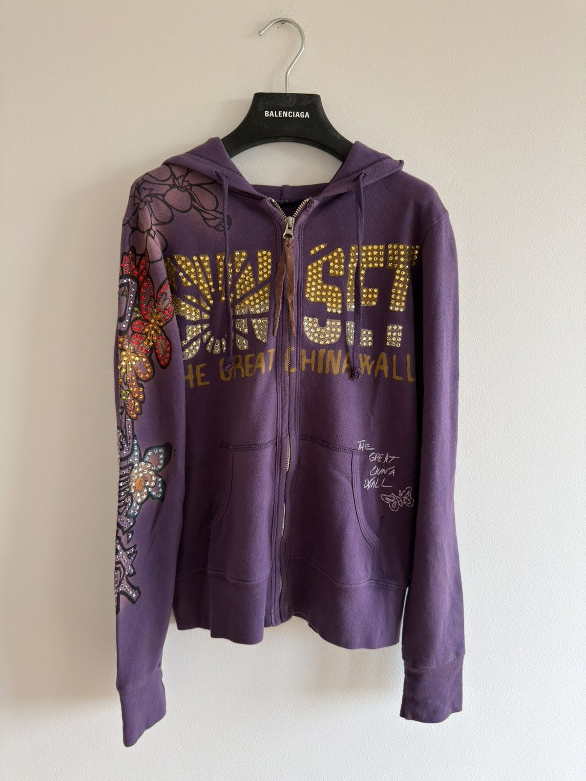 The Great China Wall *RARE* 90s VINTAGE THE GREAT CHINA WALL TGCW HOODIE SUNSET Size S / US 4 / IT 40 - 1 Thumbnail