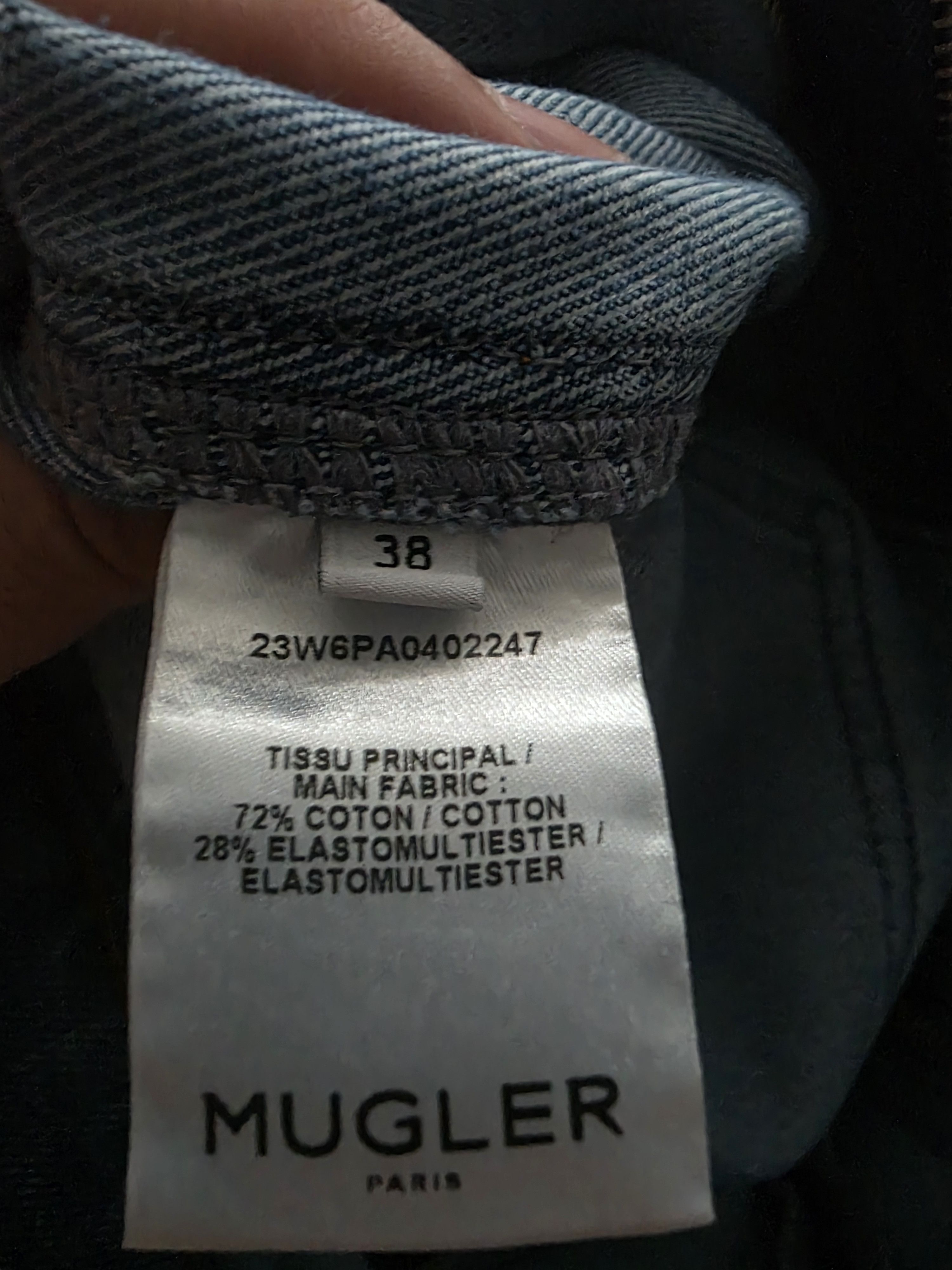 Mugler Mugler high rise zip up jeans Size 26" / US 2 / IT 38 - 5 Thumbnail