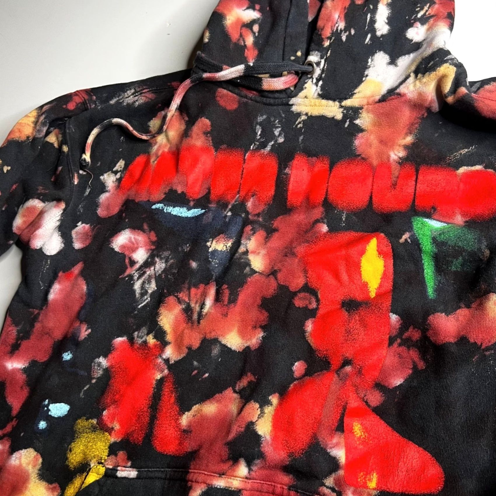 Vintage The Weeknd After Hours XO Hoodie Mens M Black Red Tie Dye Tour Merch Puff Print Size US M / EU 48-50 / 2 - 7 Thumbnail
