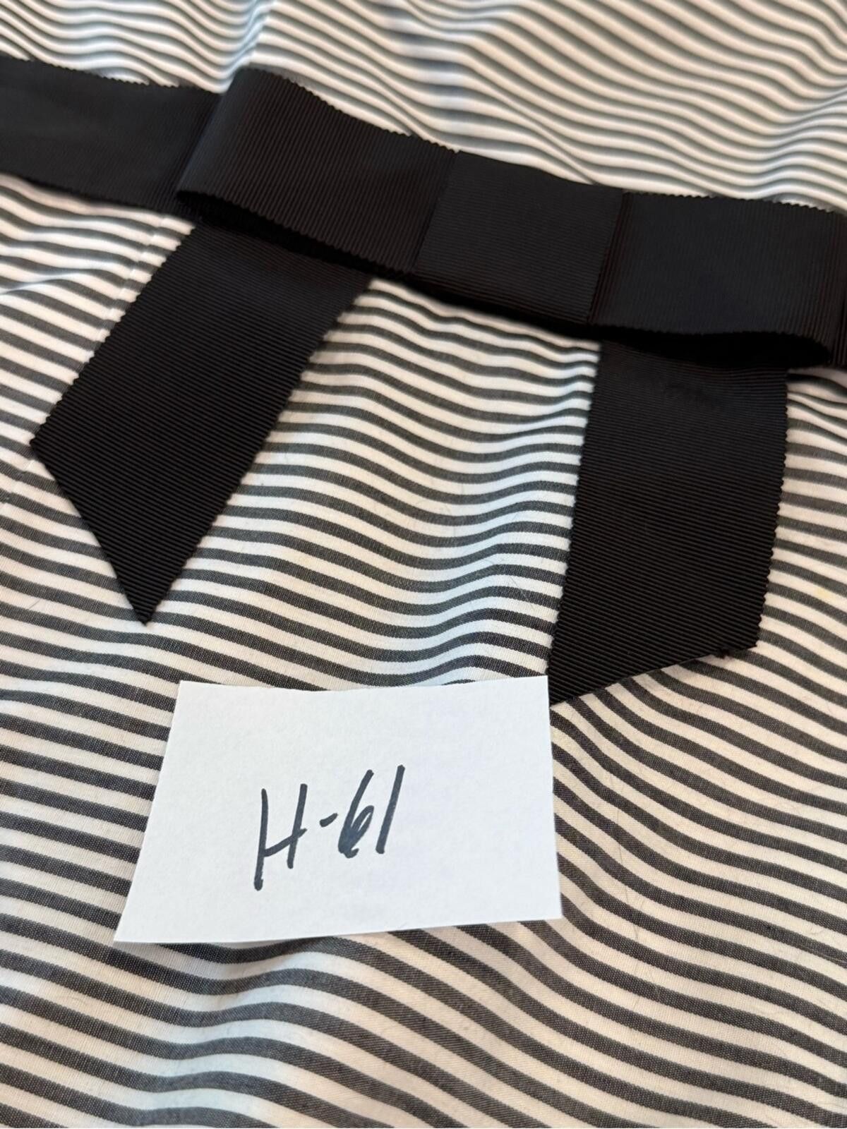 Tobias Birk Nielsen TiBi strapless dress floral lace striped gray white bow SZ 6 Size M / US 6-8 / IT 42-44 - 12 Thumbnail