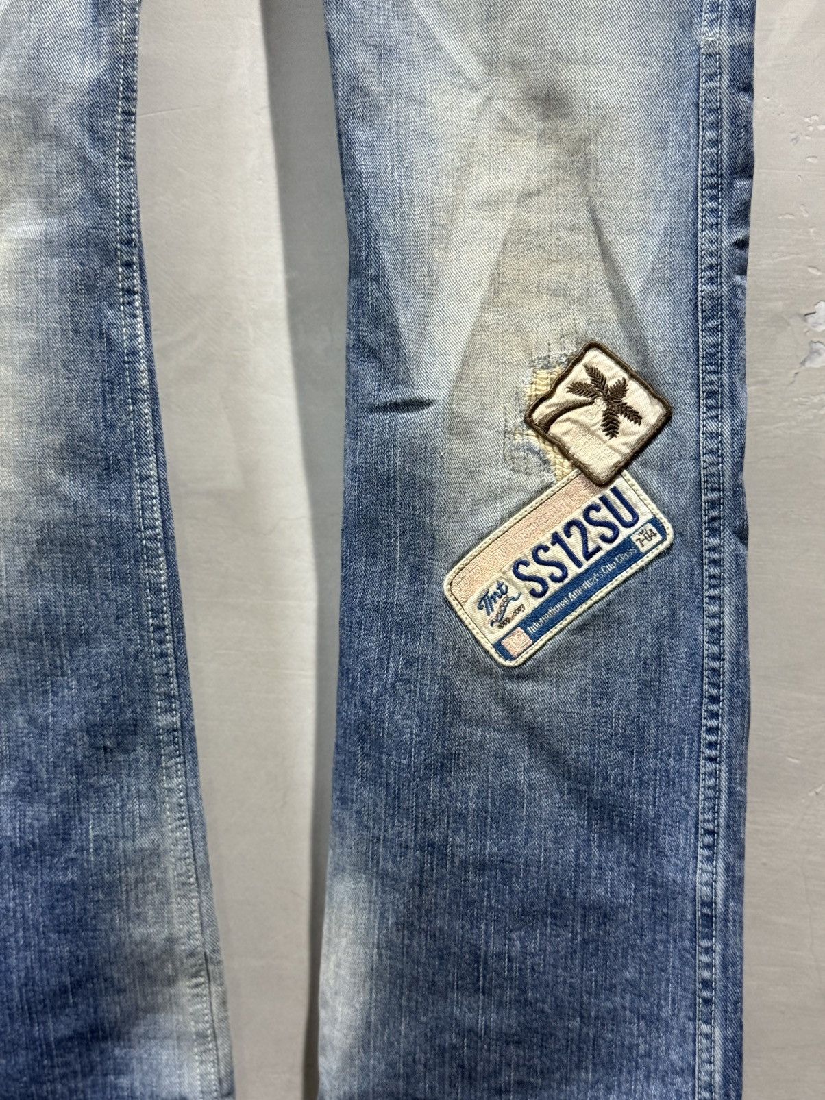 Japanese Brand Japanese fashion TMT japan Bush Denim PatchWork Jeans Size US 32 / EU 48 - 11 Thumbnail