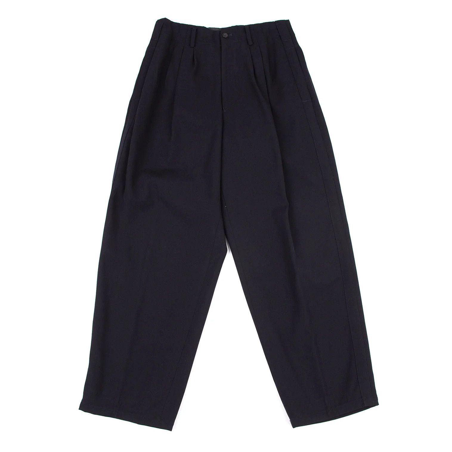 Yohji Yamamoto Yohji Yamamoto Wool Gabardine Pants Navy 2 Size US 32 / EU 48 - 1 Thumbnail