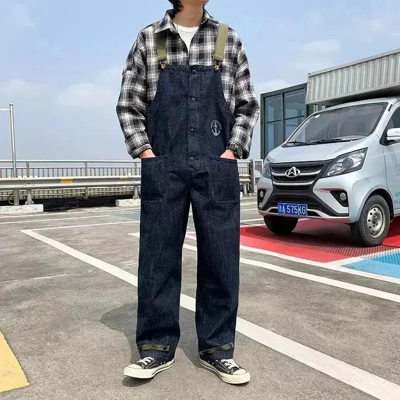 Japanese Brand Y2k Bib Jeans Size US 32 / EU 48 - 6 Thumbnail