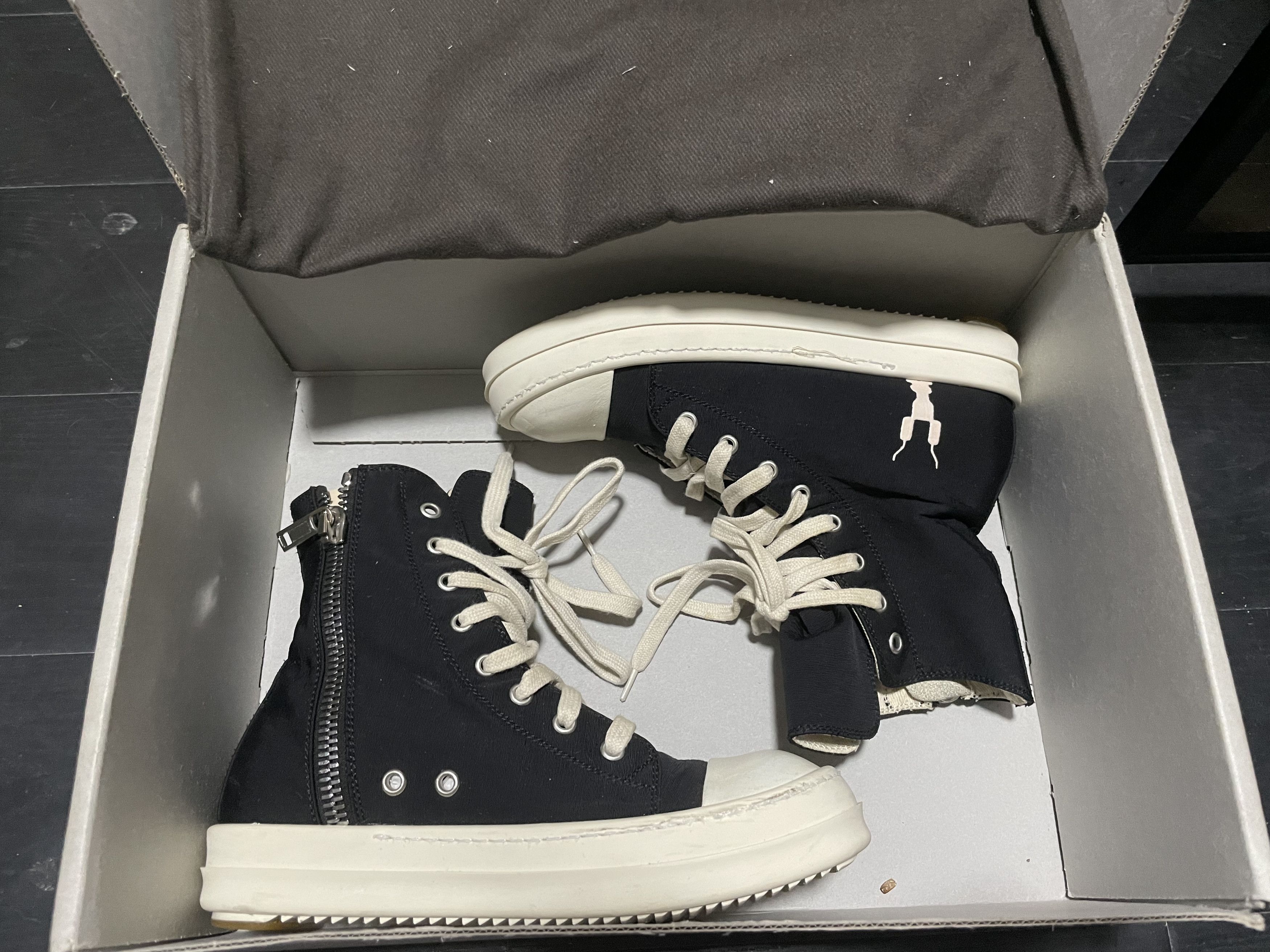 Rick Owens × Rick Owens Drkshdw SZ36- Rick Owens robot high